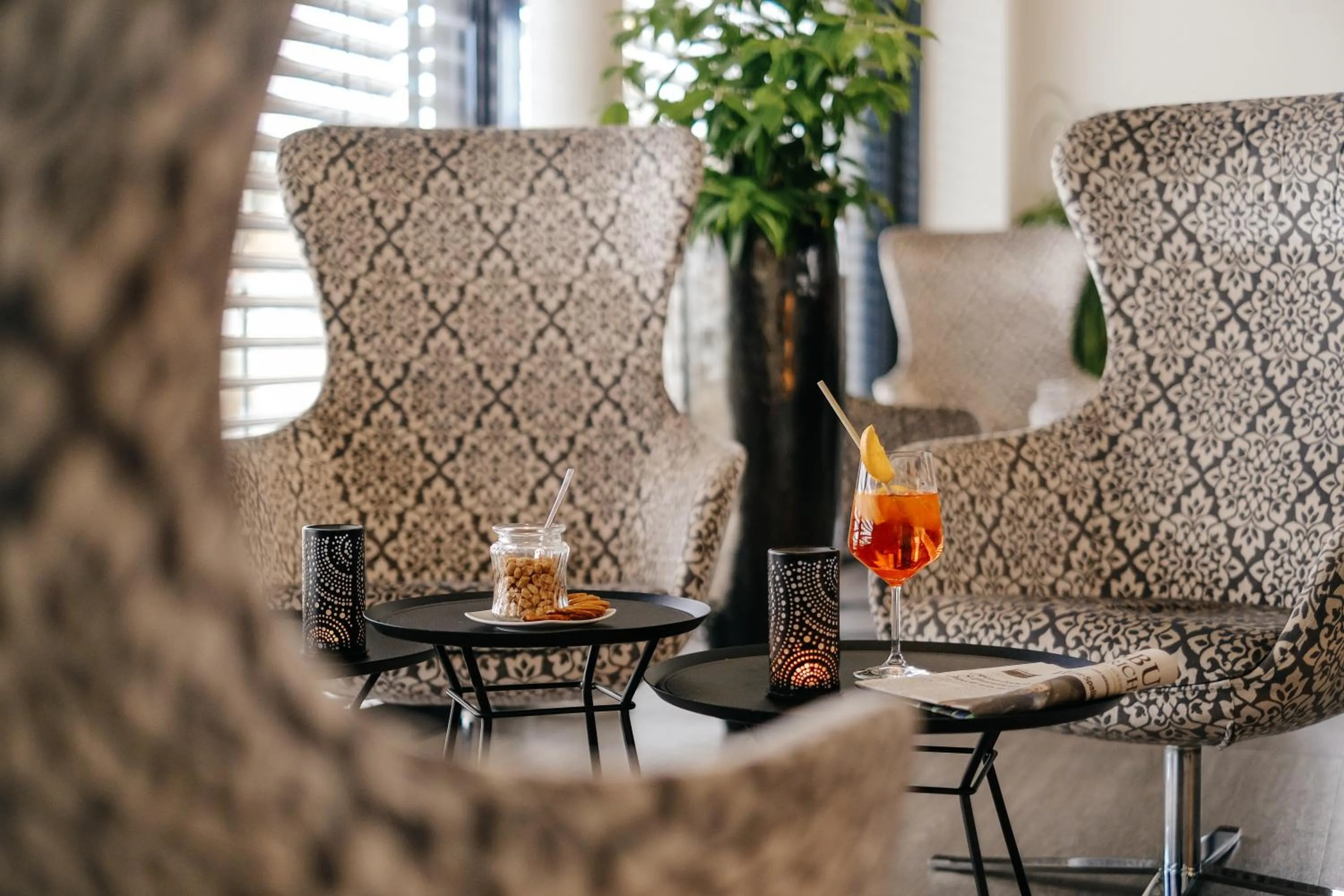 Lounge or bar in Hotel Global Inn