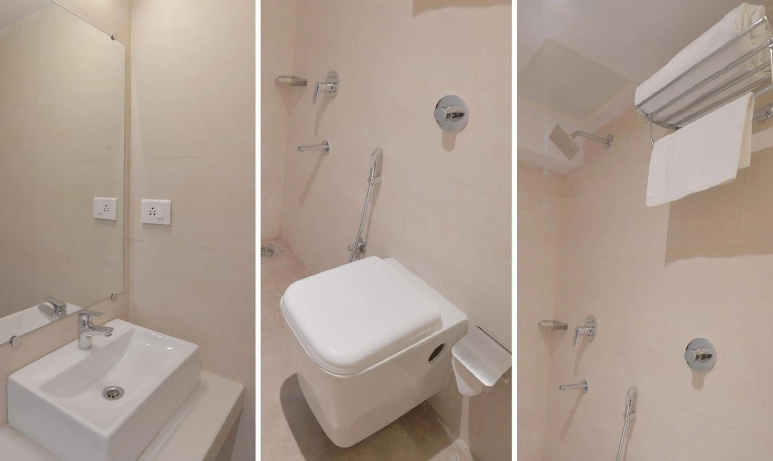 Shower in Hotel West Blue