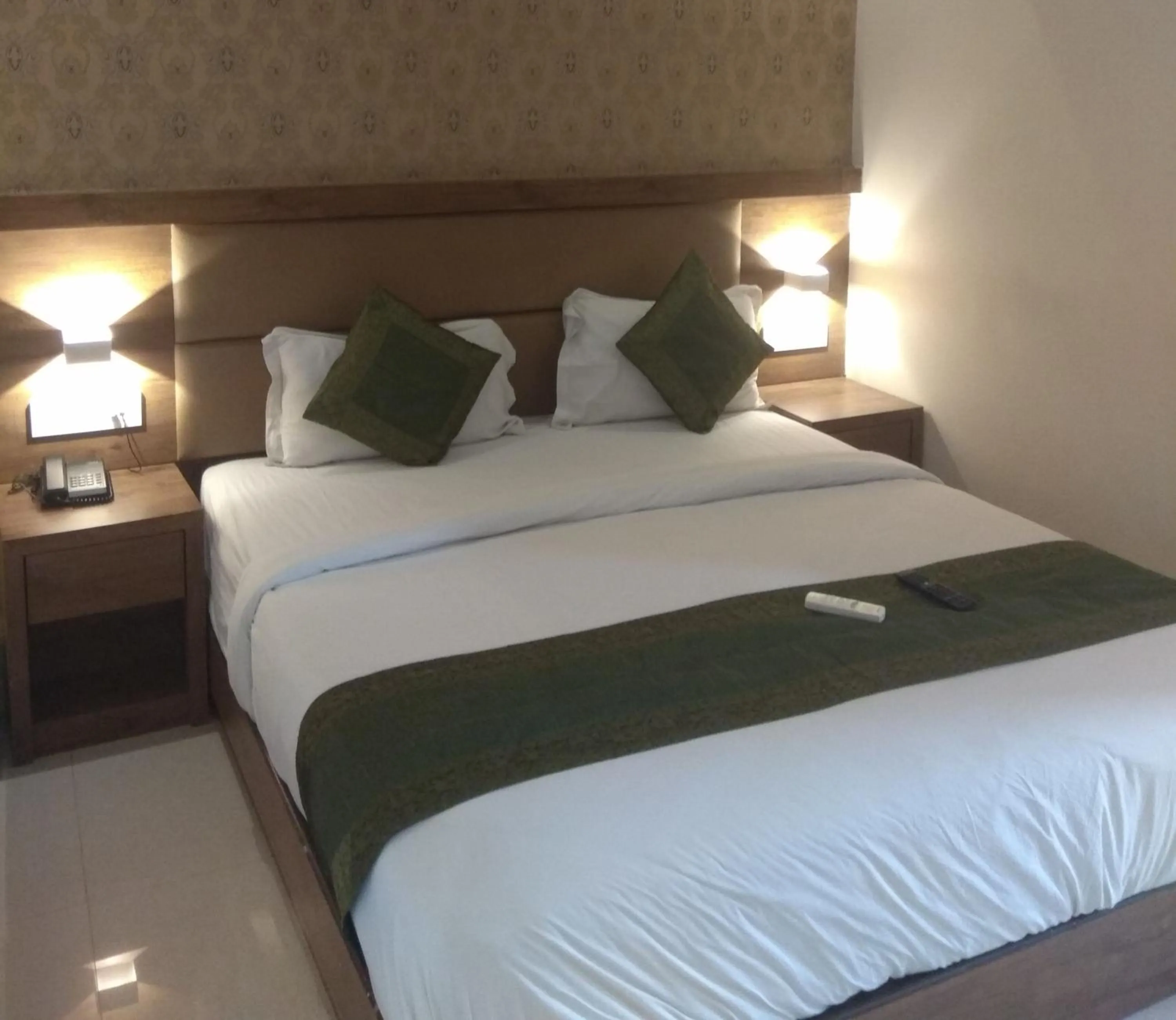 Bed in Hotel West Blue