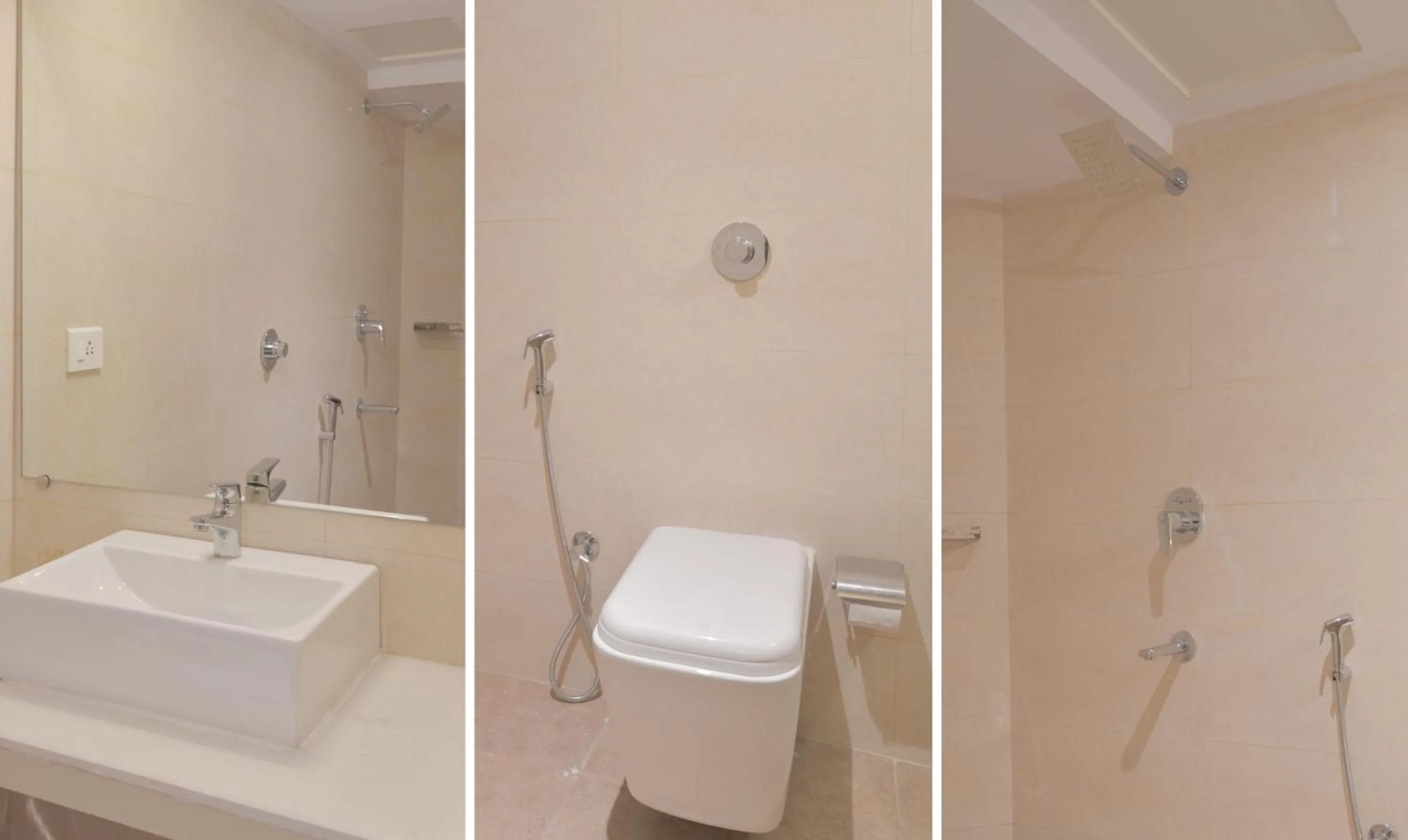 Shower in Hotel West Blue