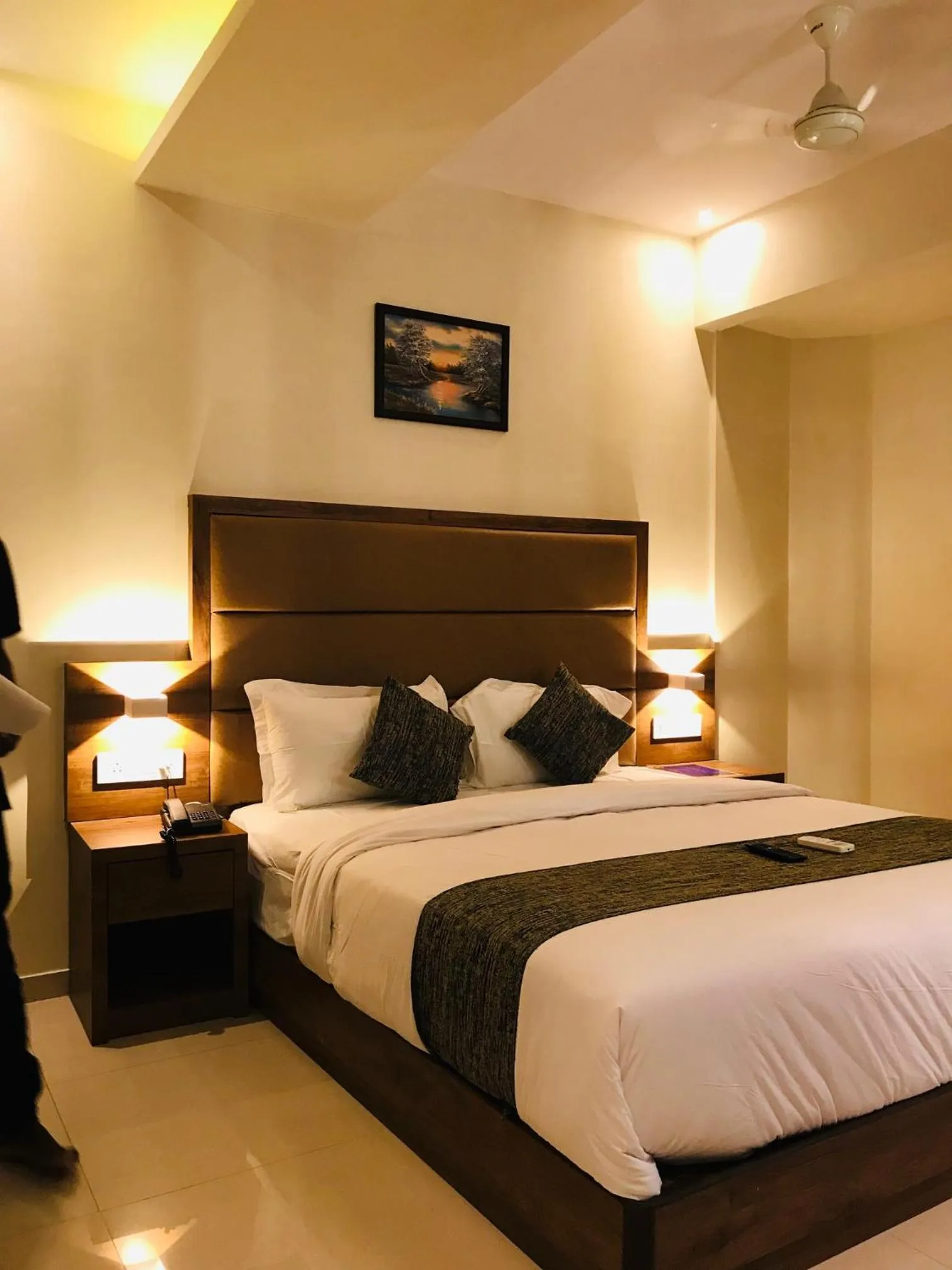 Bed in Hotel West Blue