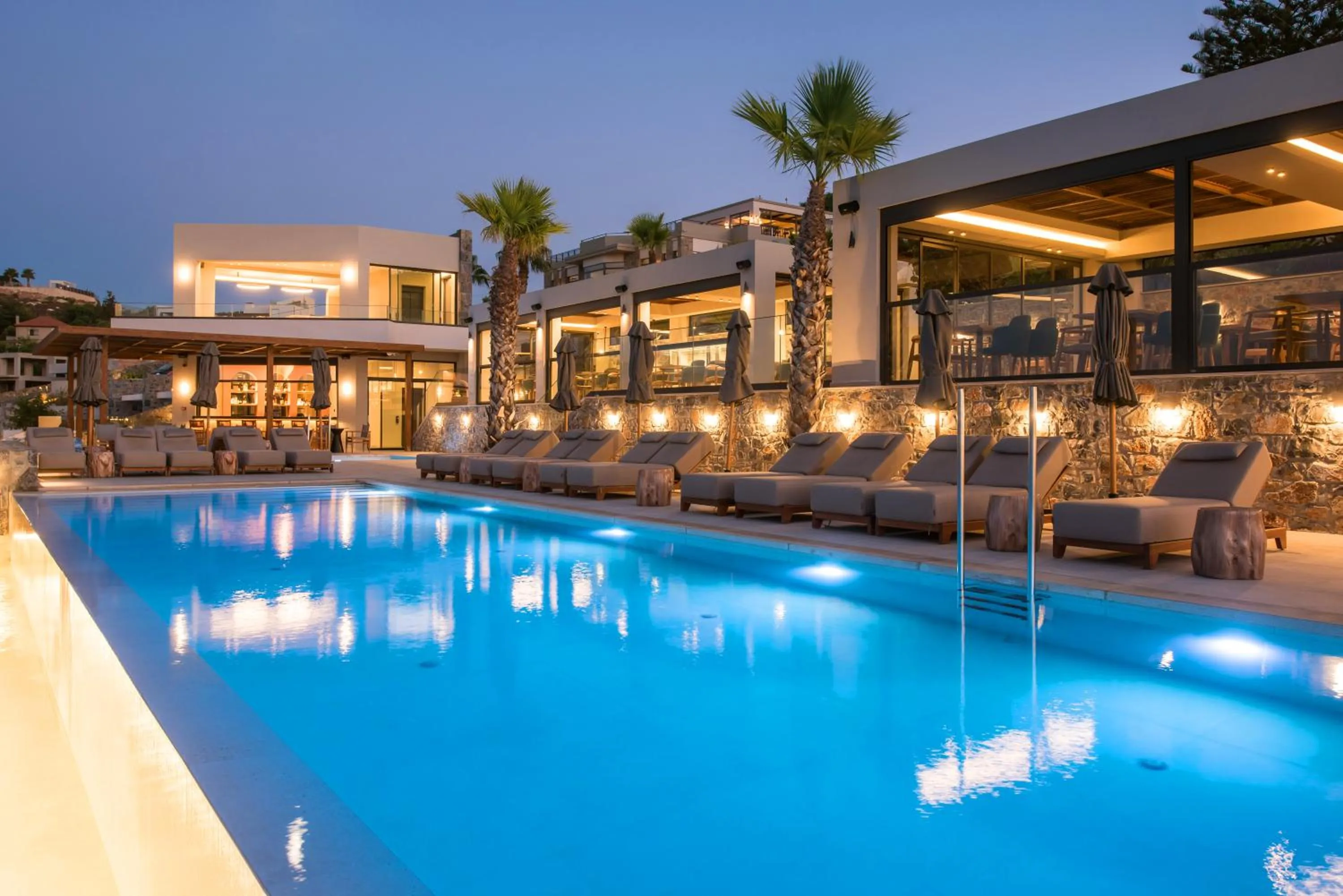 Swimming pool in Happy Cretan Suites