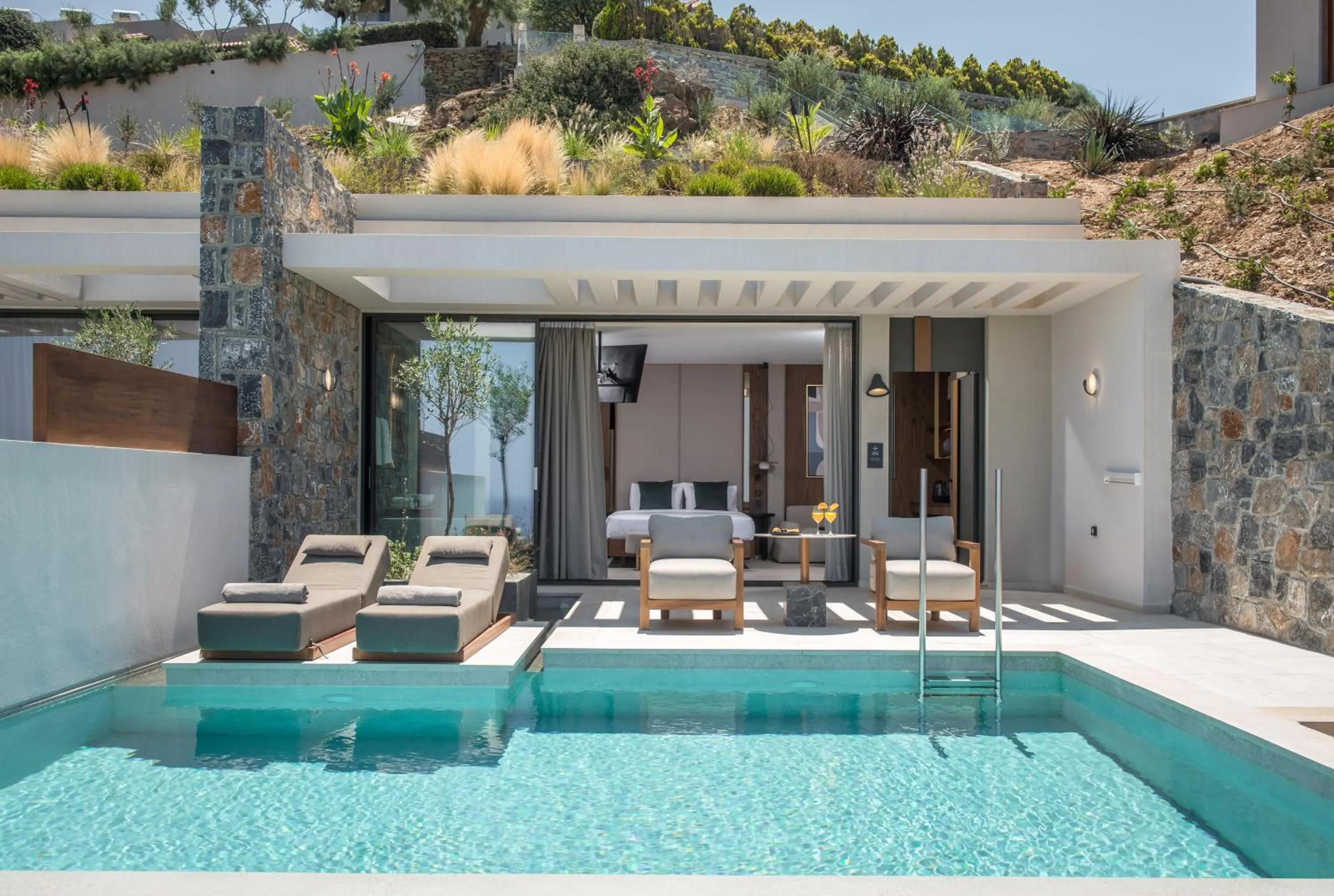 Balcony/Terrace in Happy Cretan Suites
