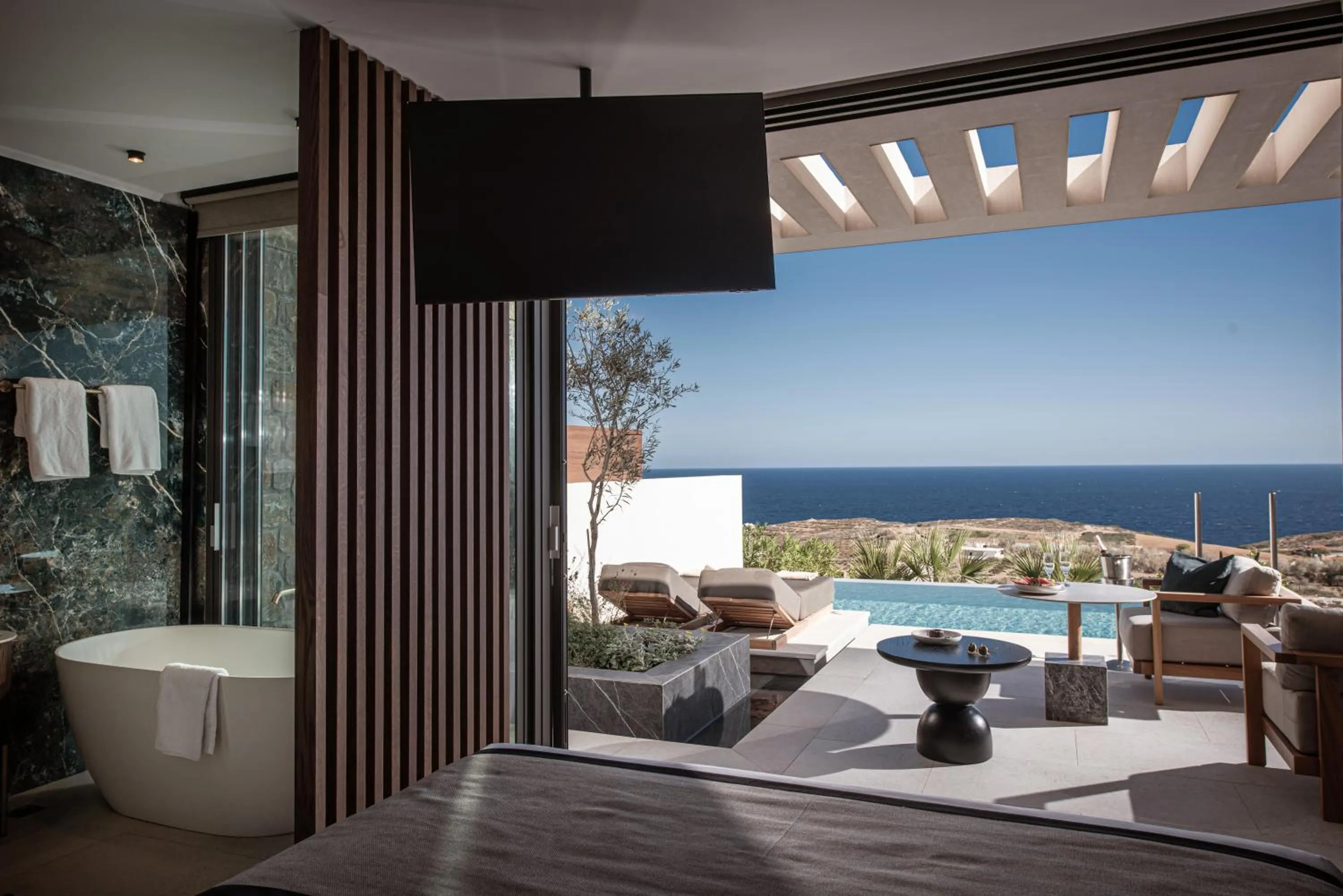 Balcony/Terrace in Happy Cretan Suites
