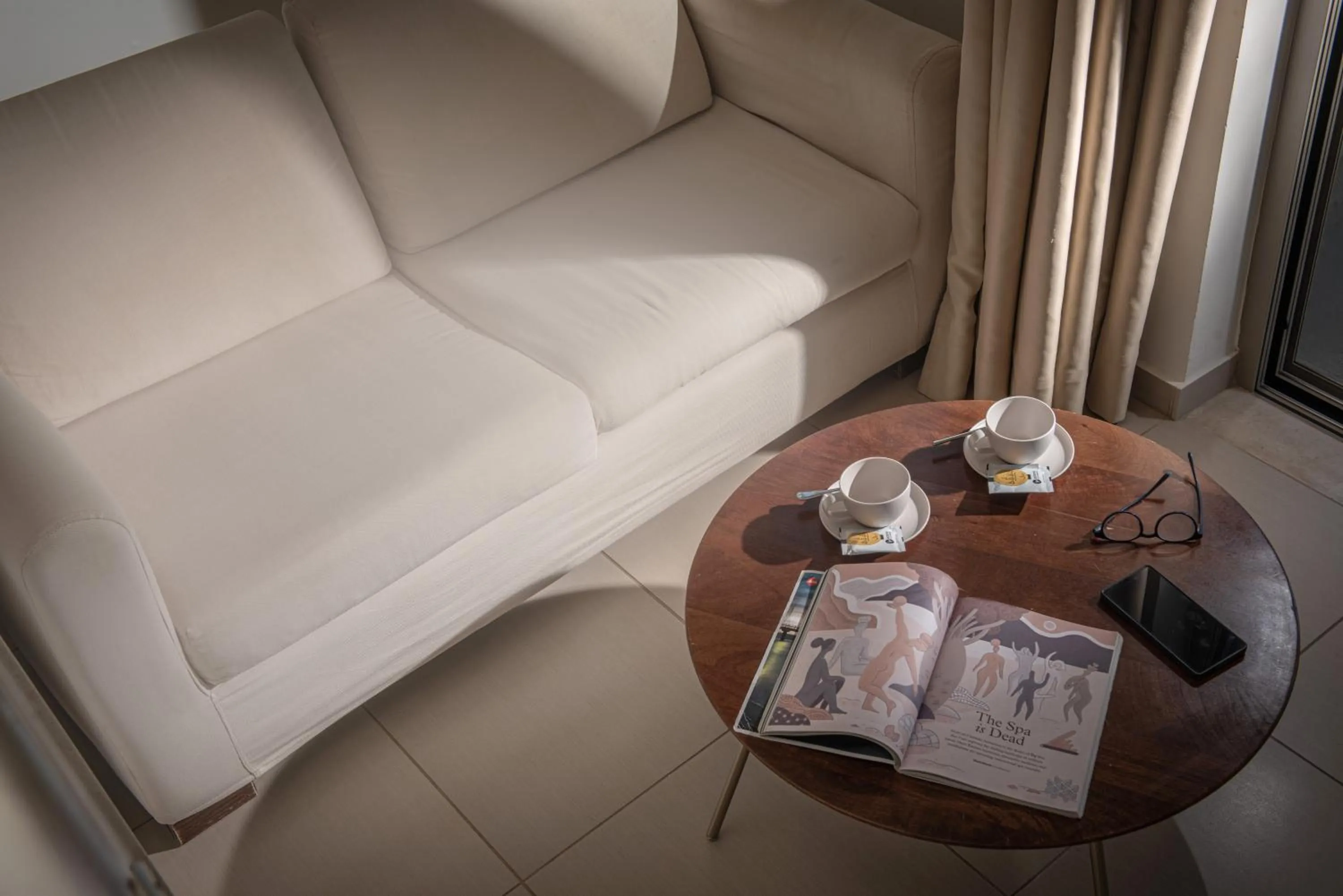 Living room in Happy Cretan Suites