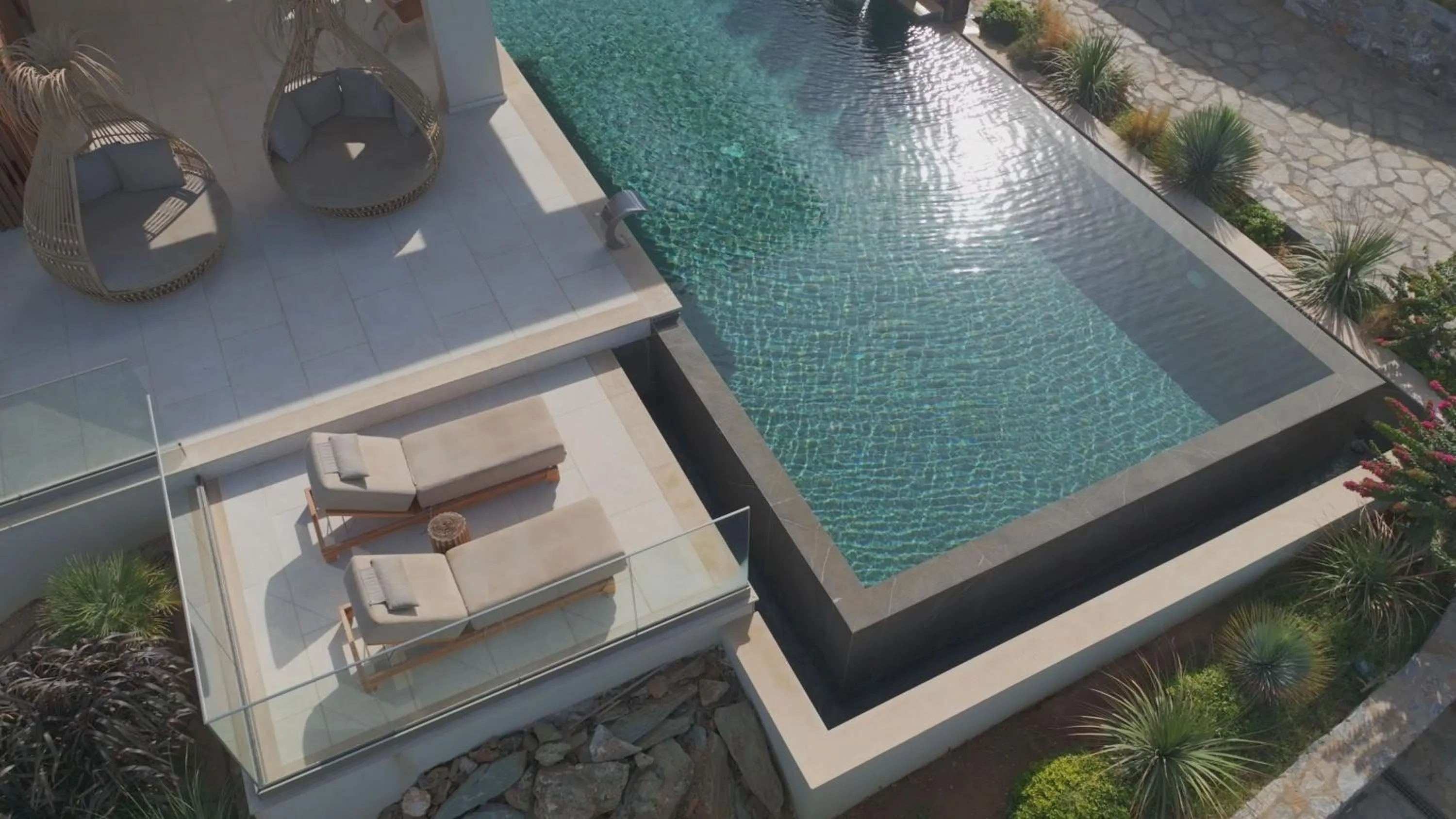 Swimming pool in Happy Cretan Suites