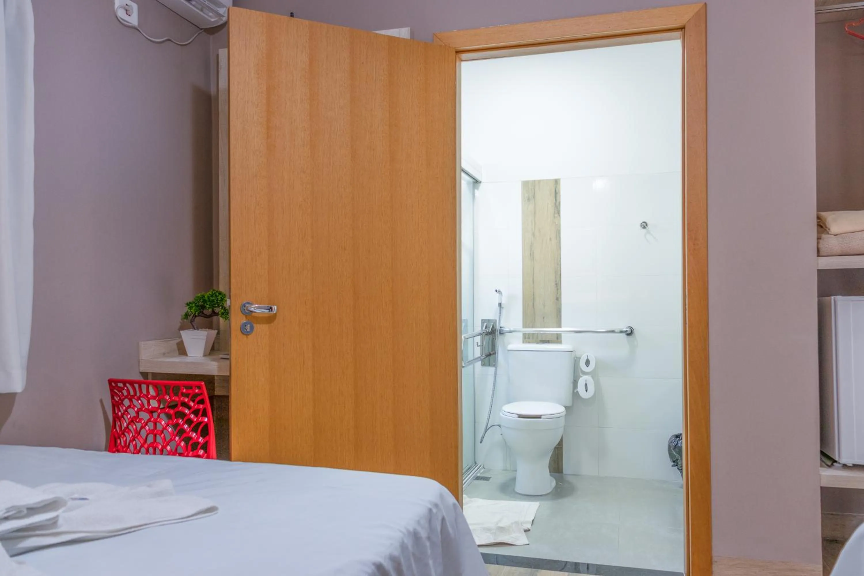 Bed in Hotel Ipiranga Maringa