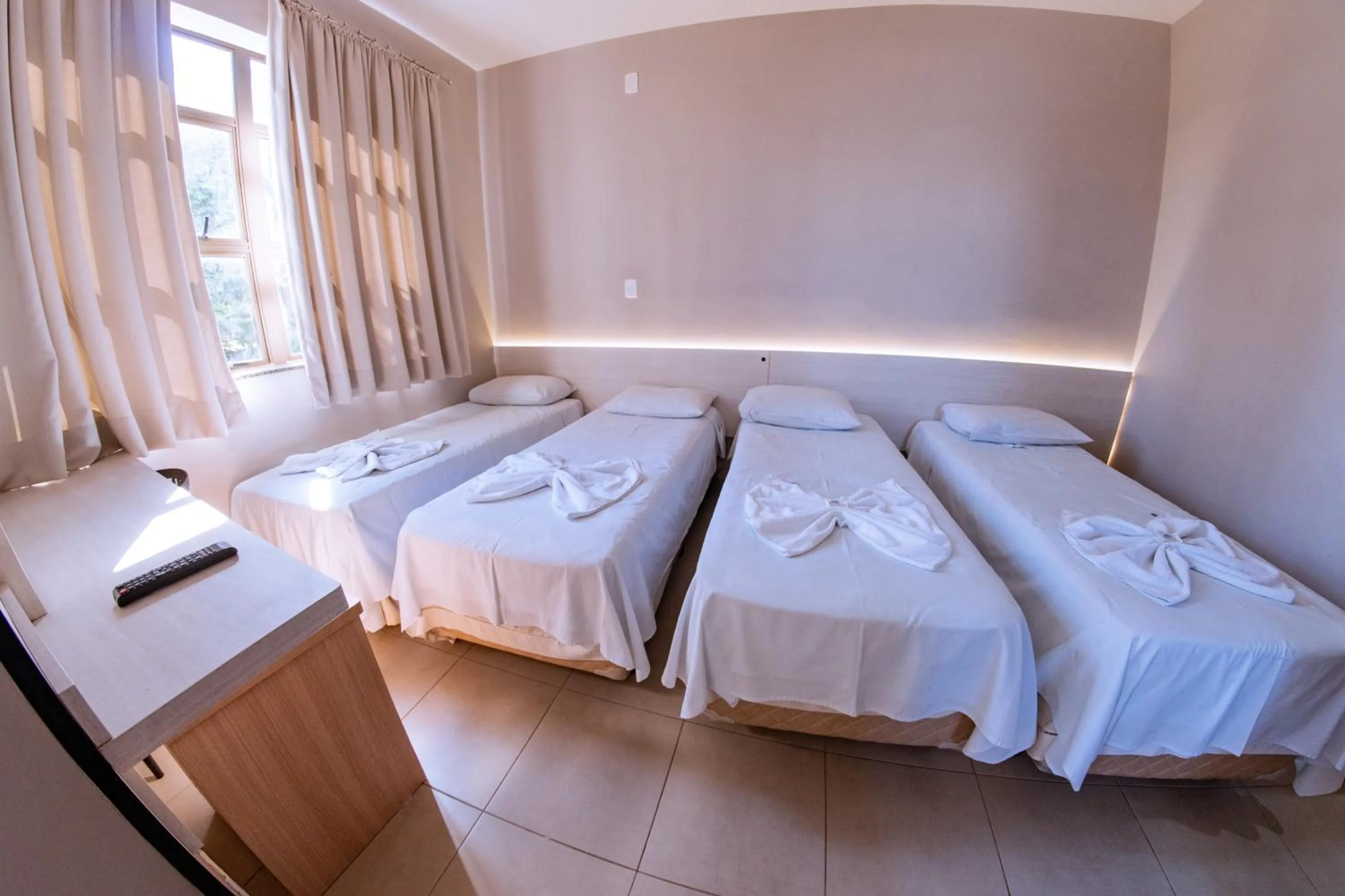 Bed in Hotel Ipiranga Maringa