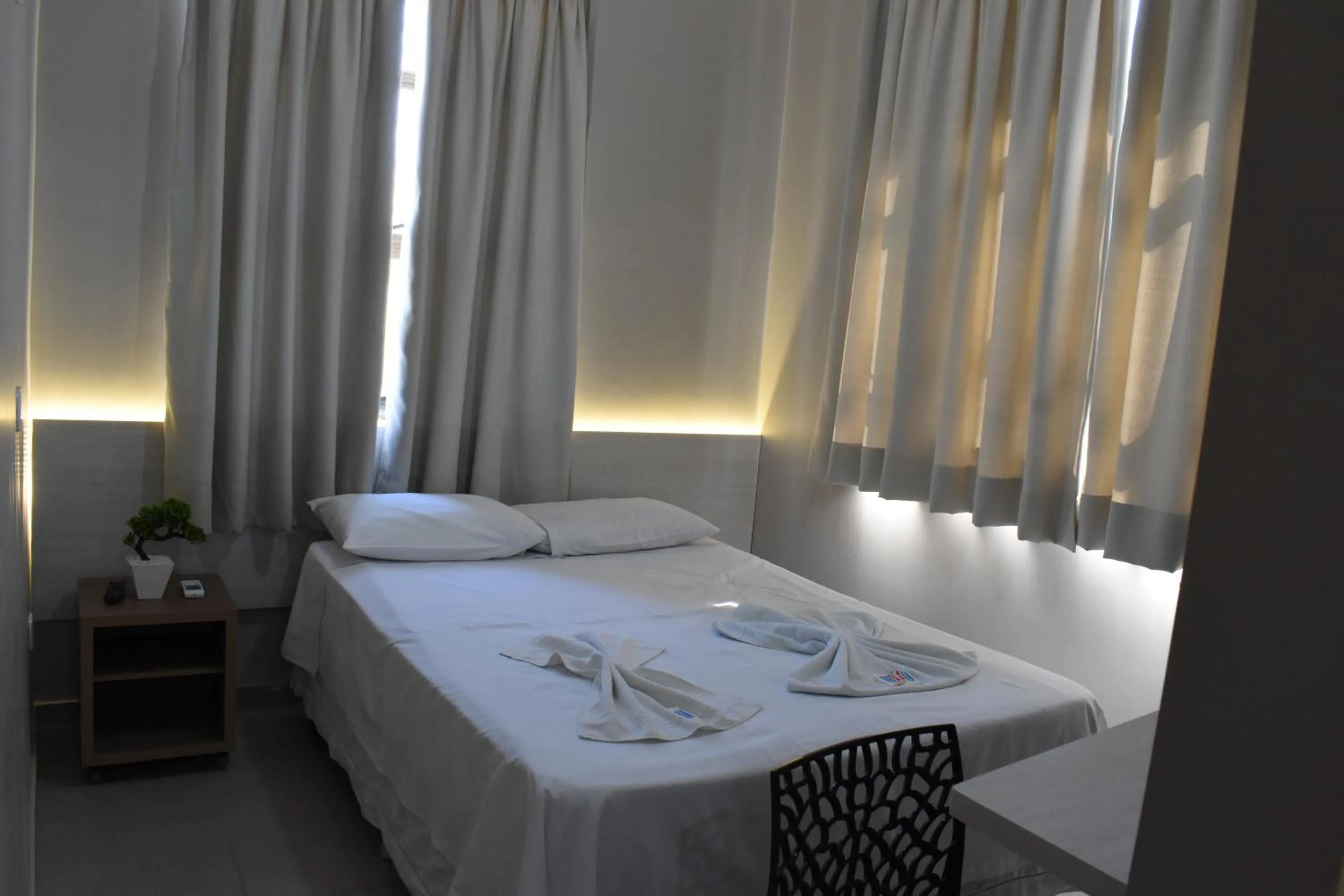 Bed in Hotel Ipiranga Maringa