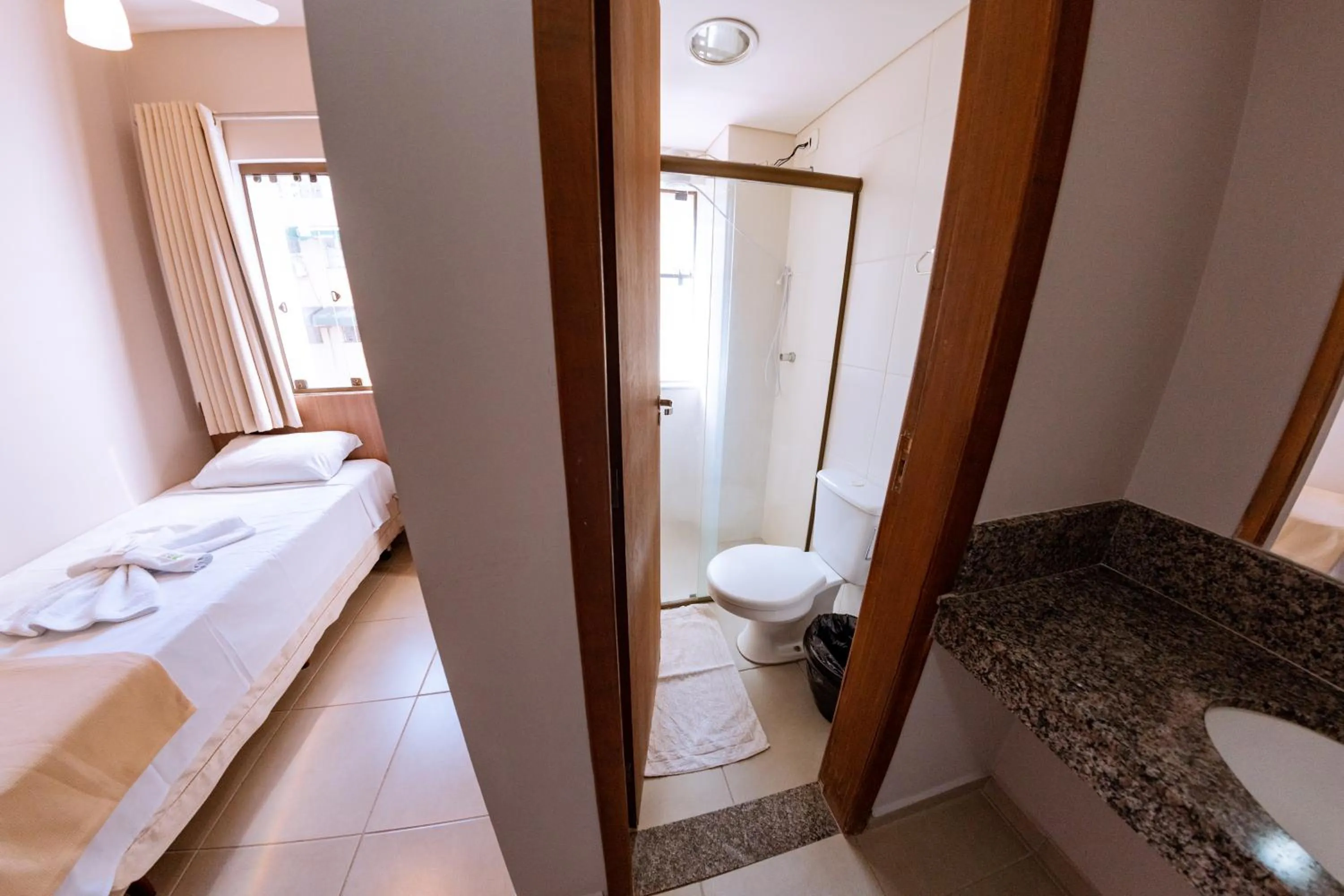 Bed in Hotel Ipiranga Maringa