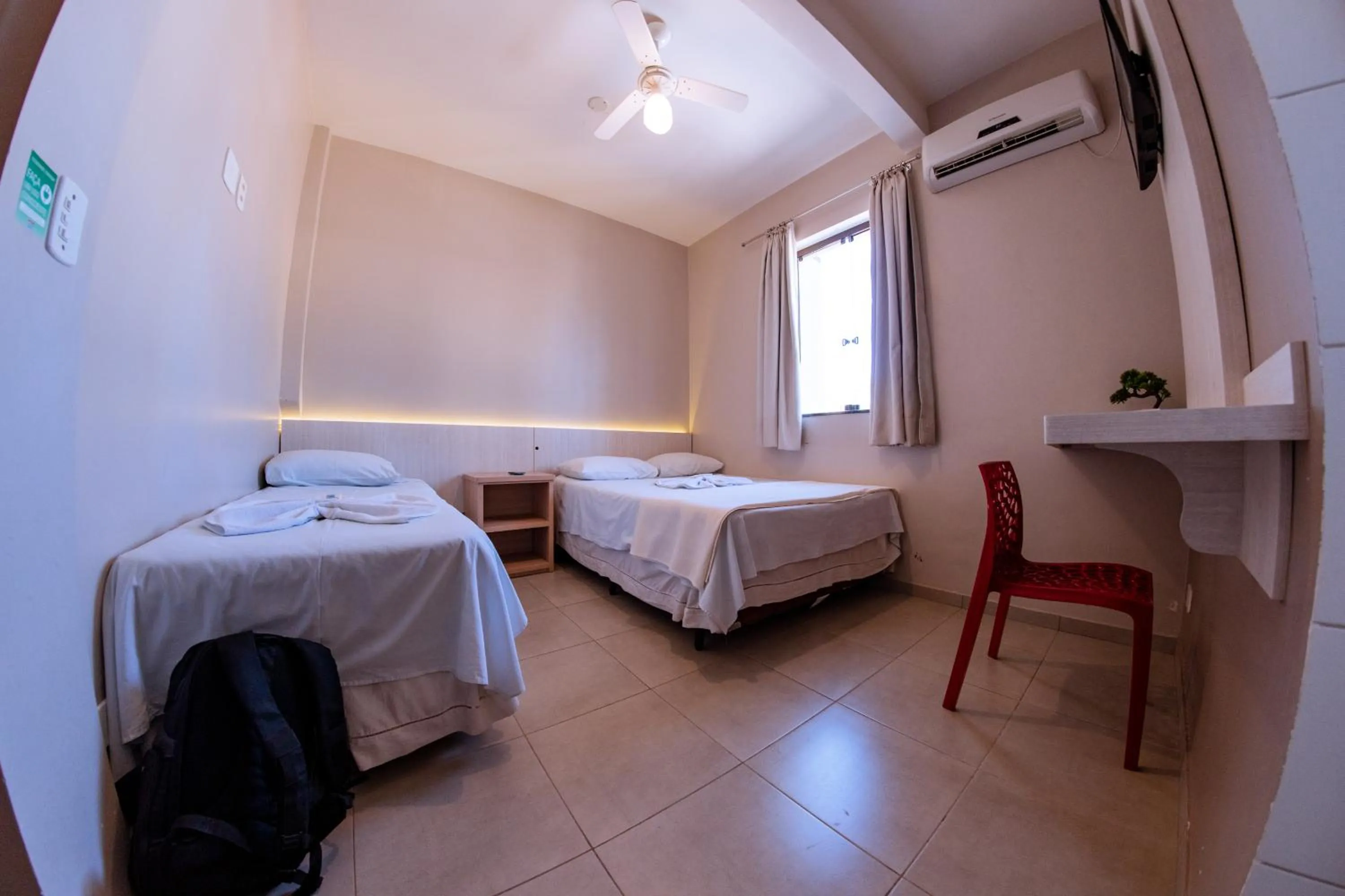 Bed in Hotel Ipiranga Maringa