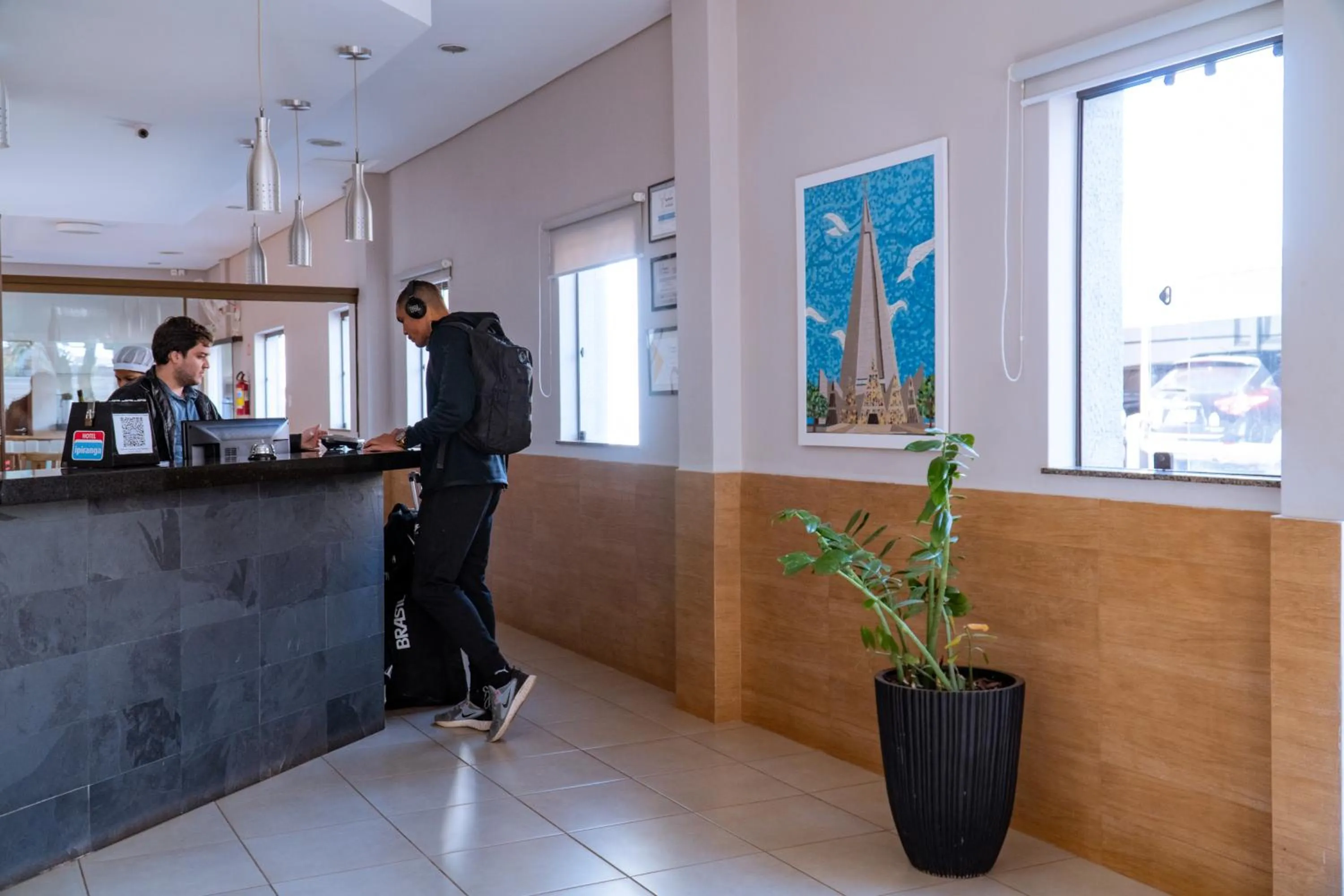Lobby or reception in Hotel Ipiranga Maringa