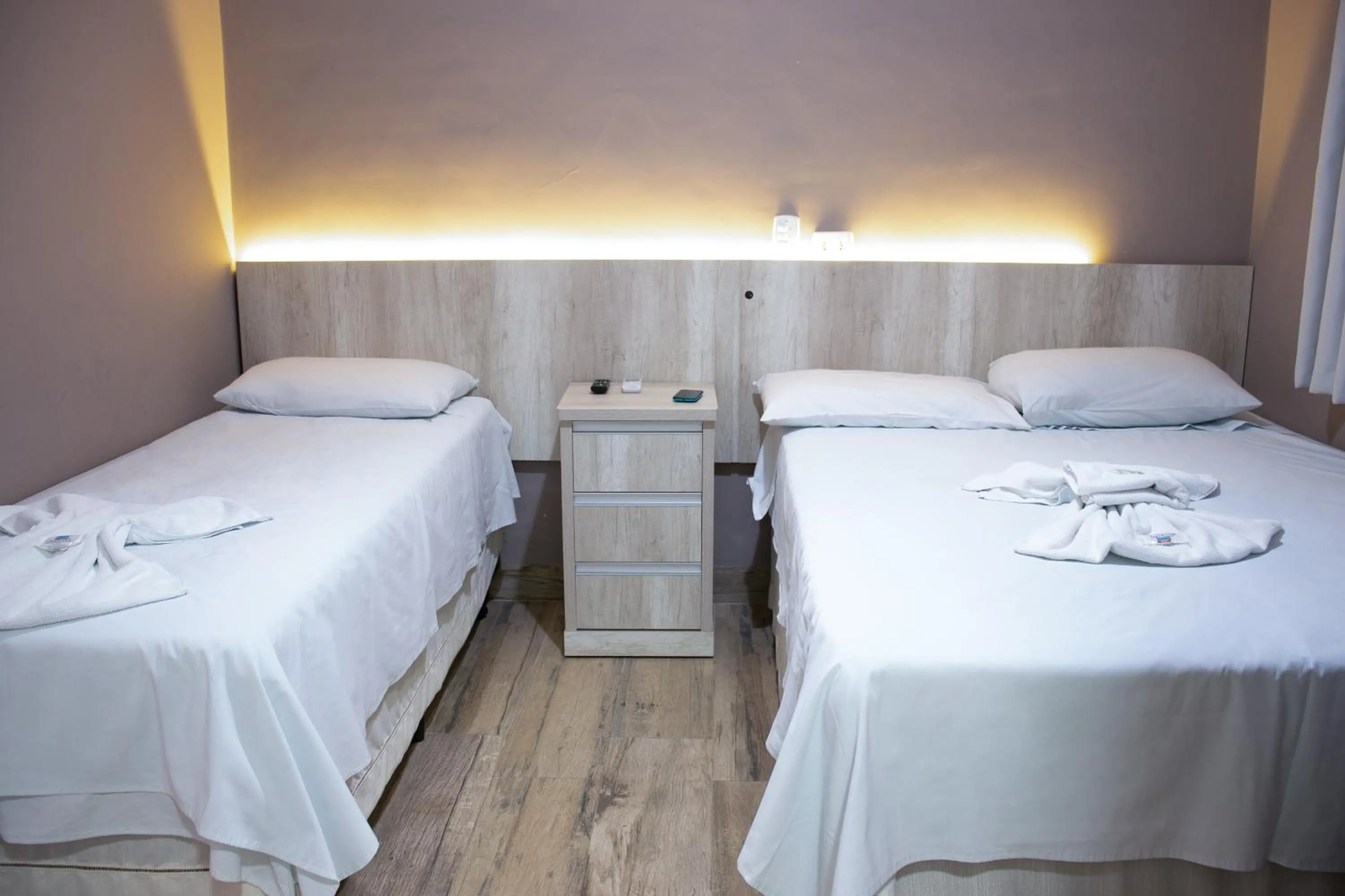 Bed in Hotel Ipiranga Maringa