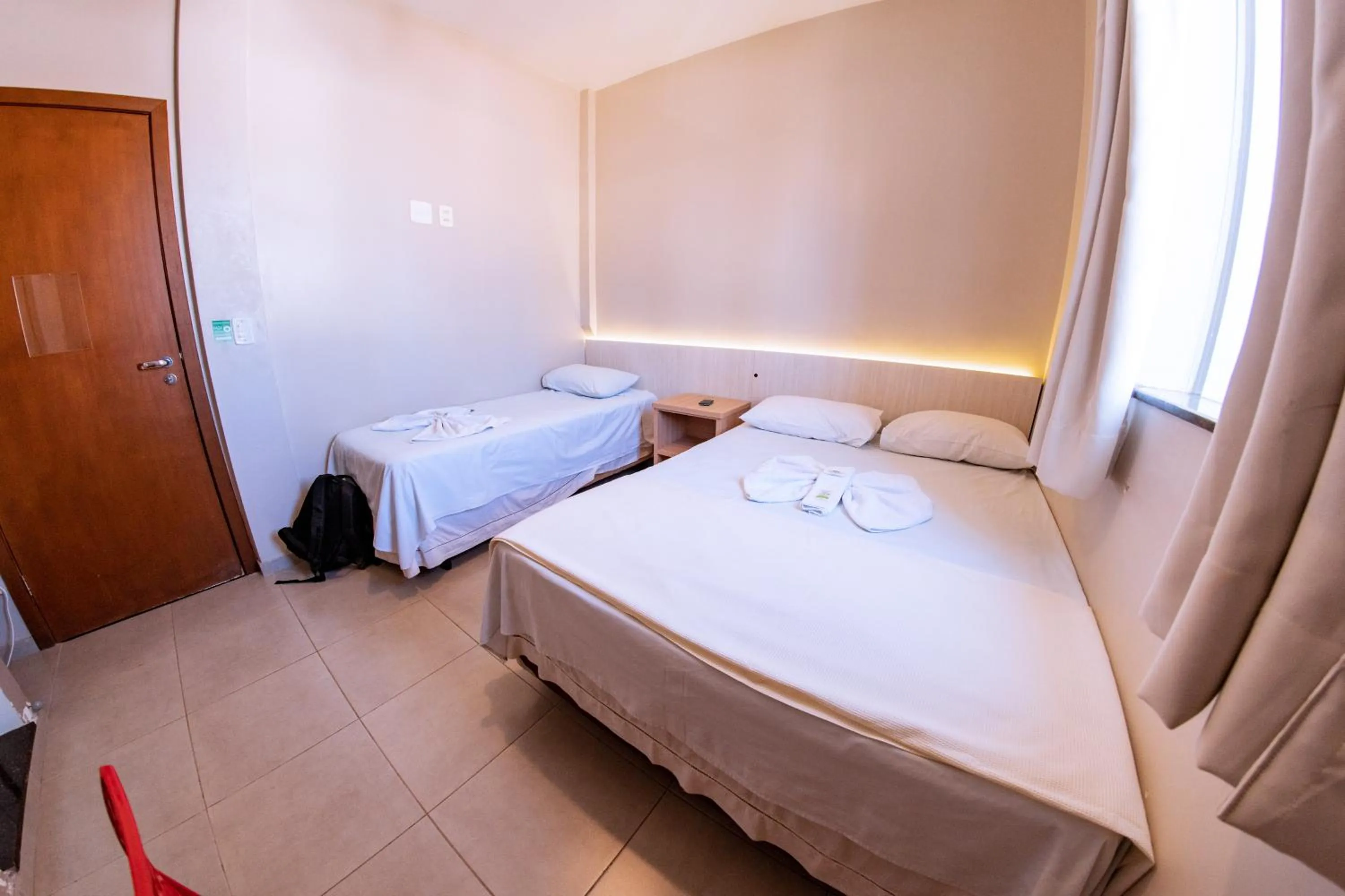 Bed in Hotel Ipiranga Maringa