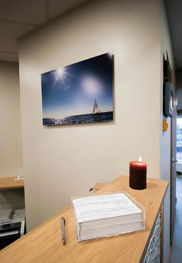 Lobby or reception in Hotelli Toivola