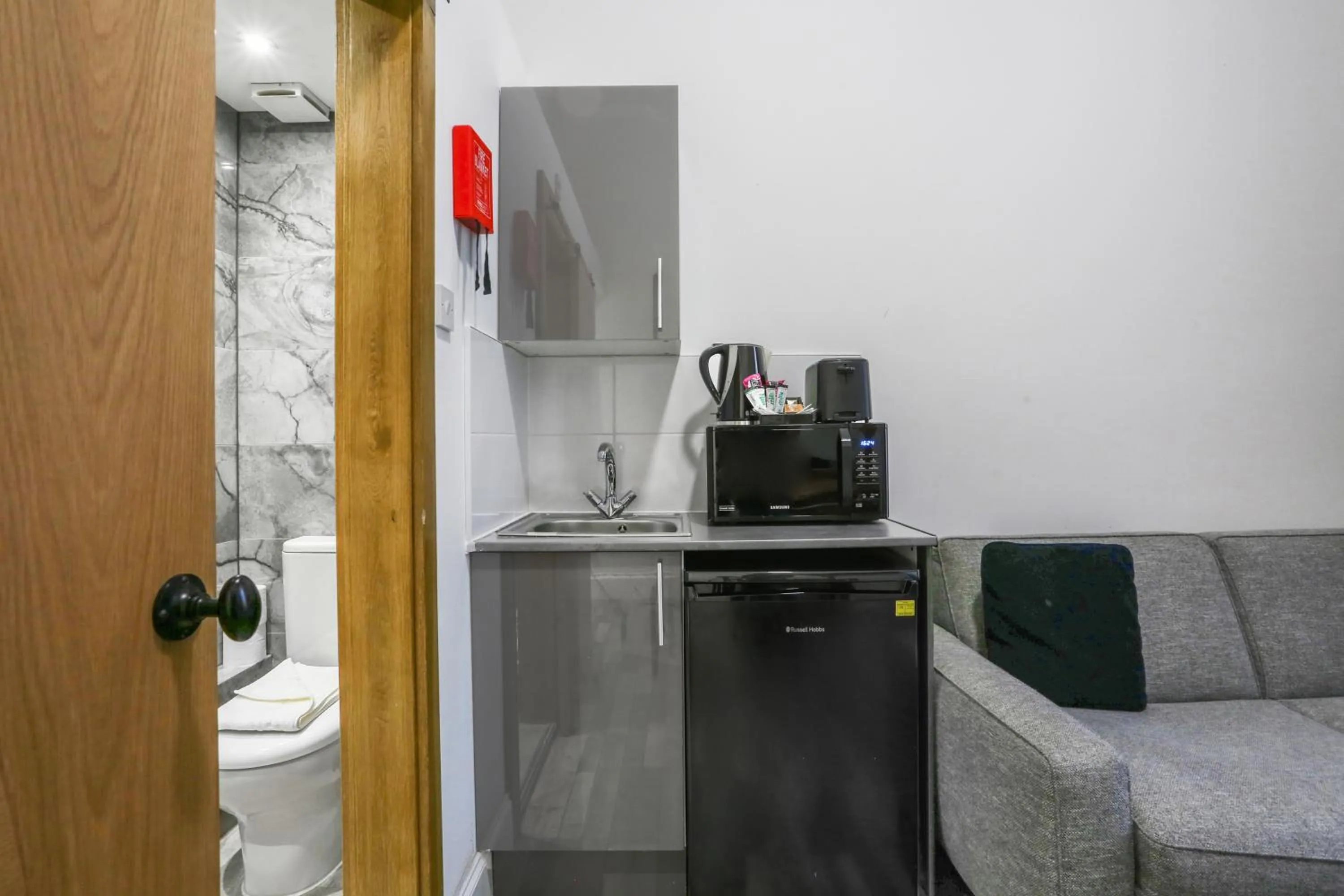 Kitchen or kitchenette in BeiRoom Hyde Park Apartments