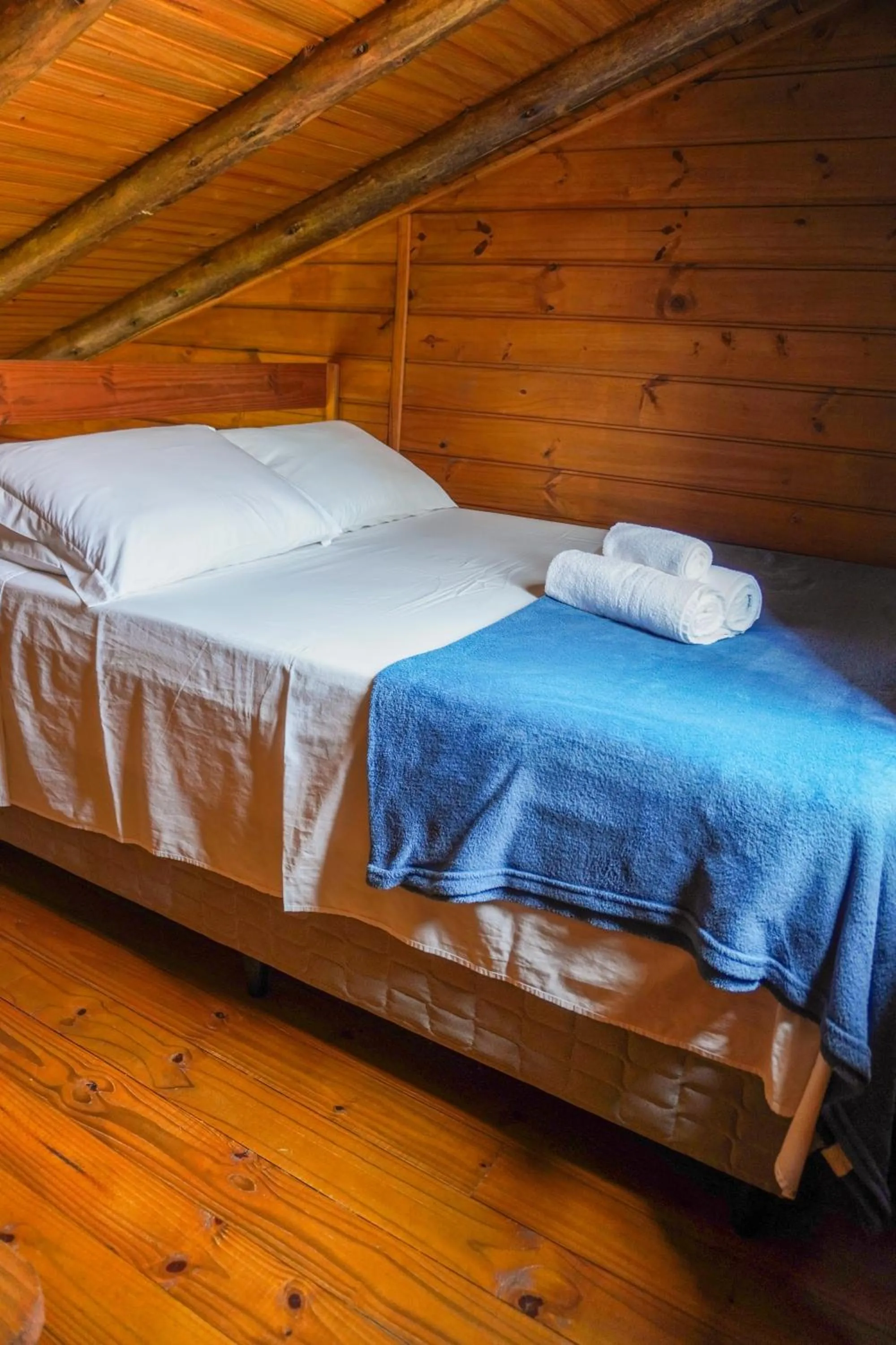 Bed in Mandala Chalés