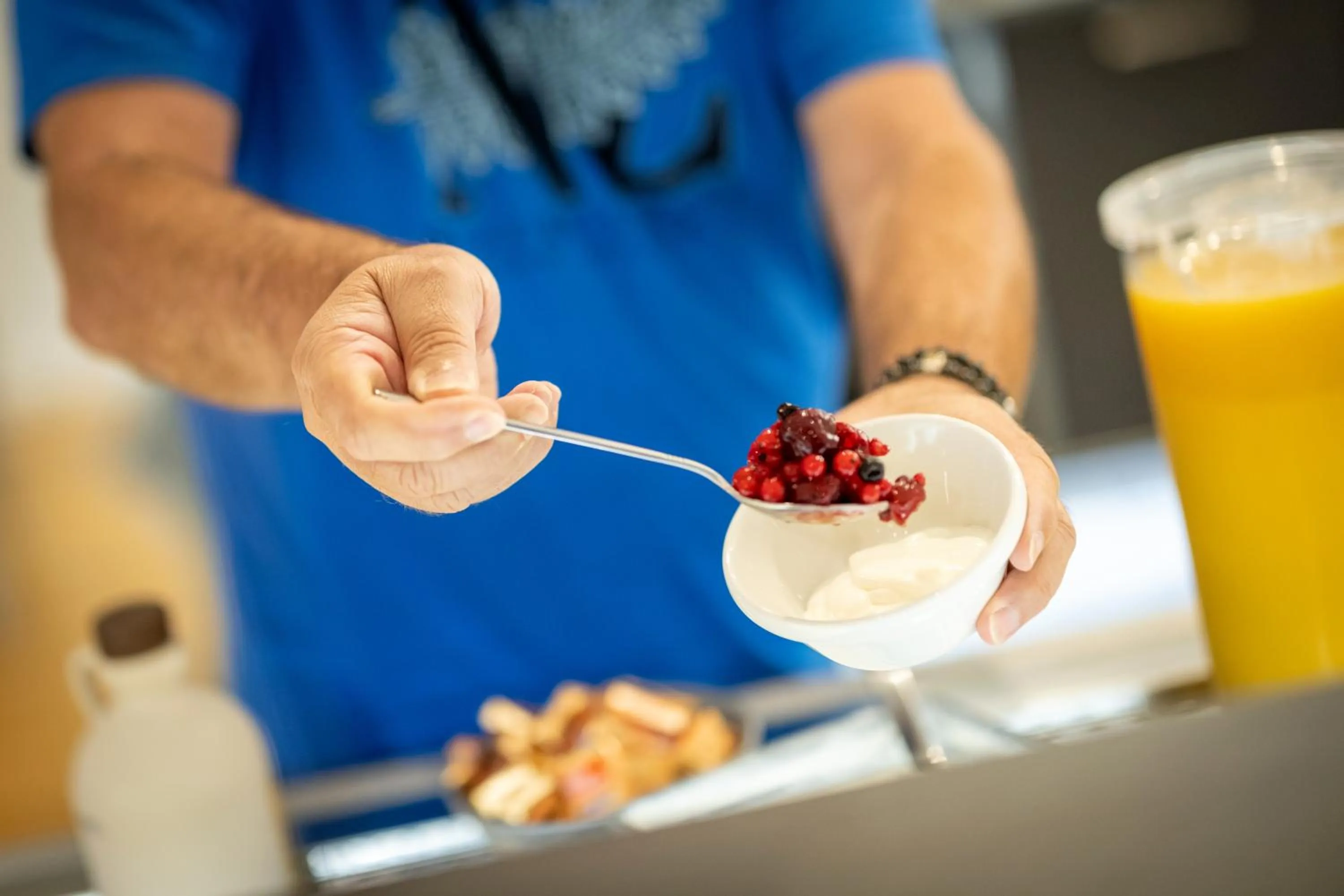 Breakfast in Hôtel Méditerranée
