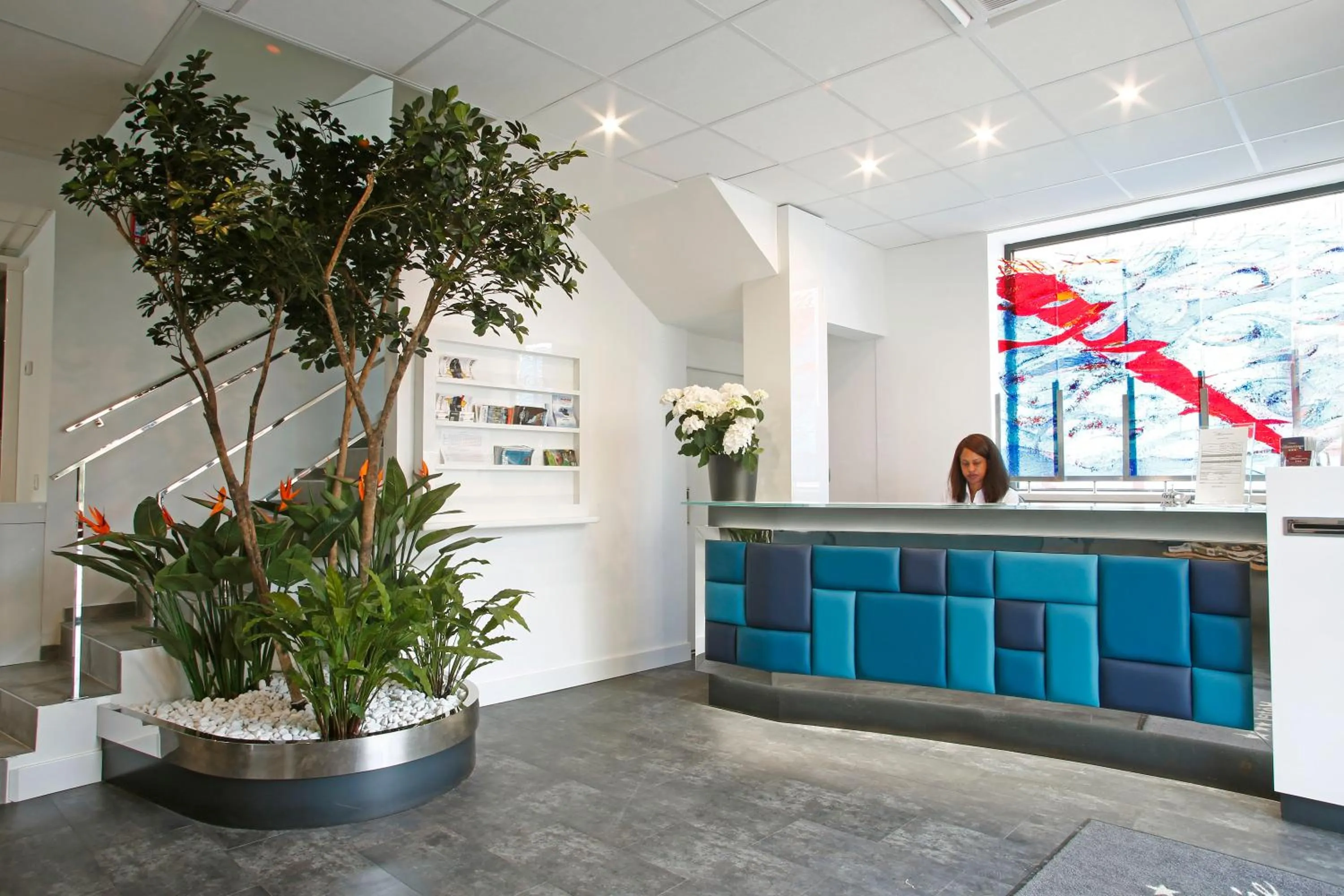 Lobby or reception in Hôtel Méditerranée