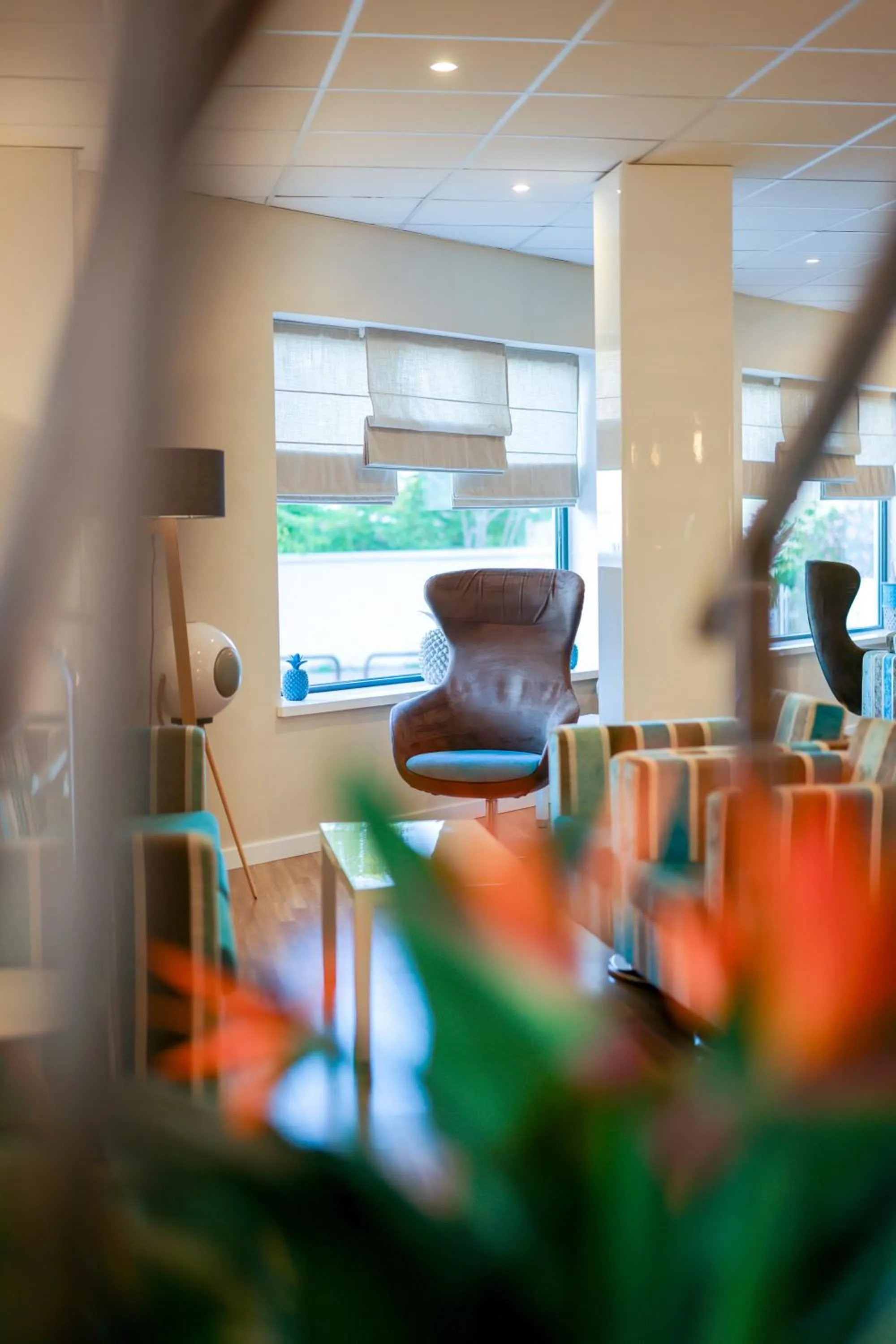 Communal lounge/ TV room in Hôtel Méditerranée