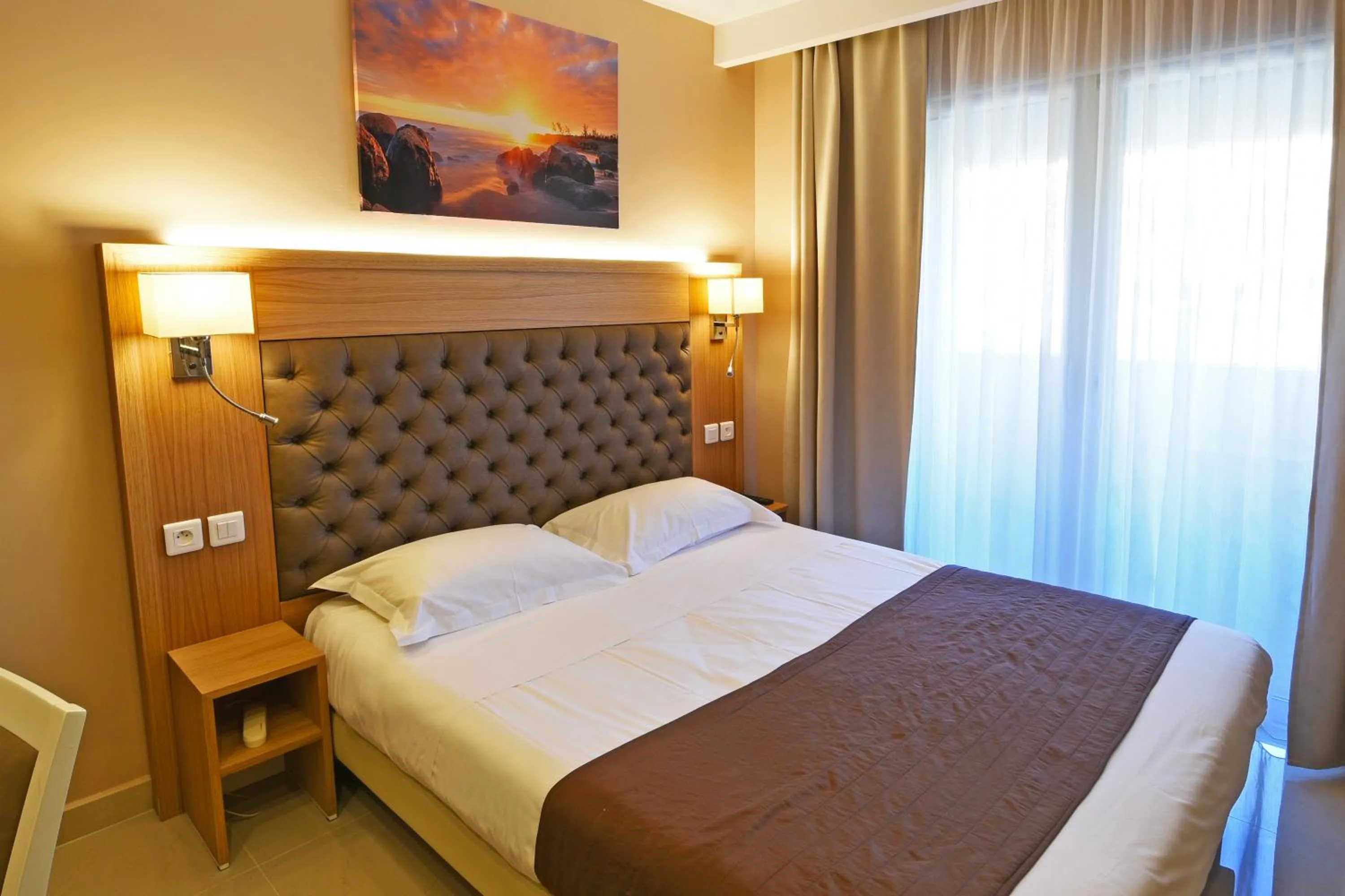 Bed in Hotel Tettola