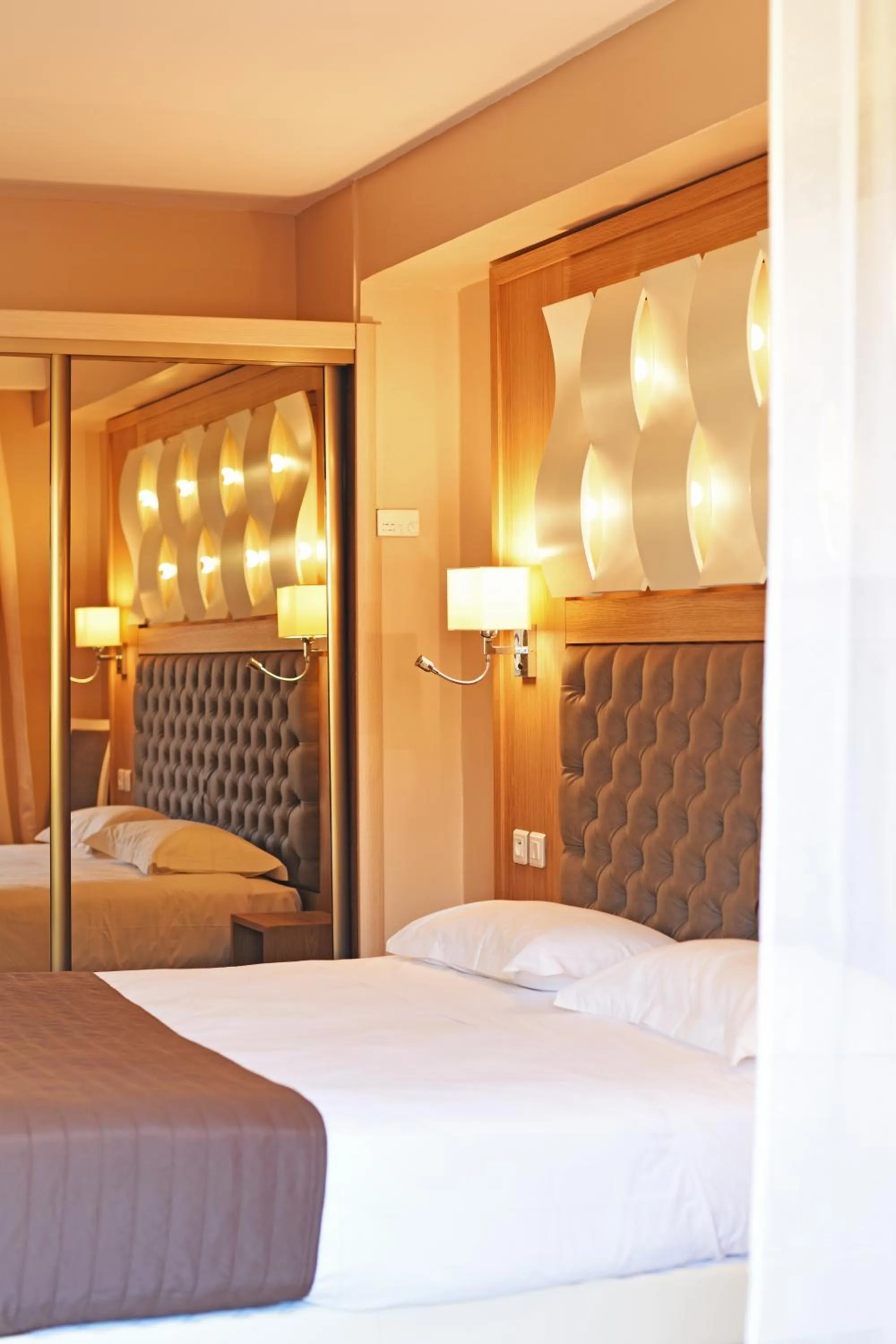 Bed in Hotel Tettola