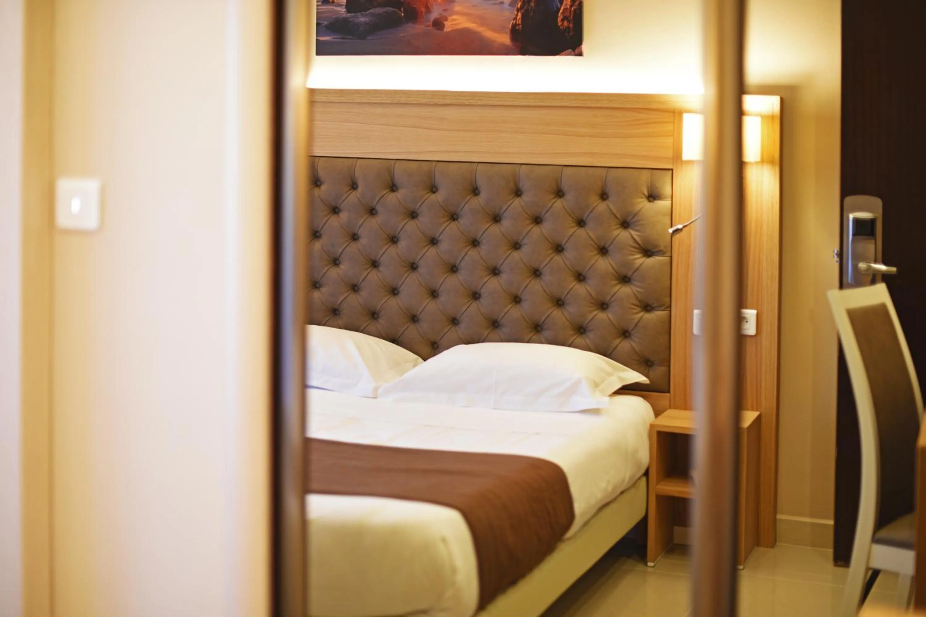 Bed in Hotel Tettola