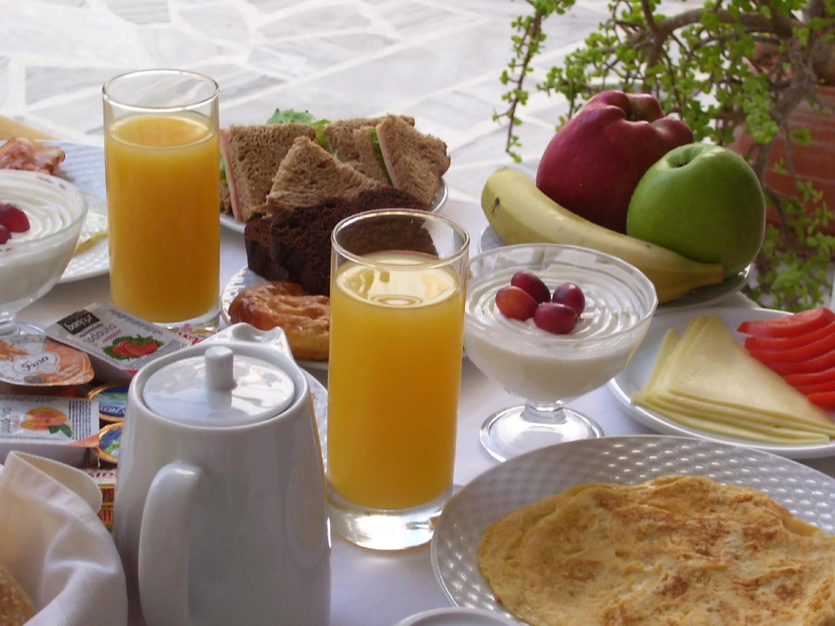 Breakfast in Roussos Beach Hotel