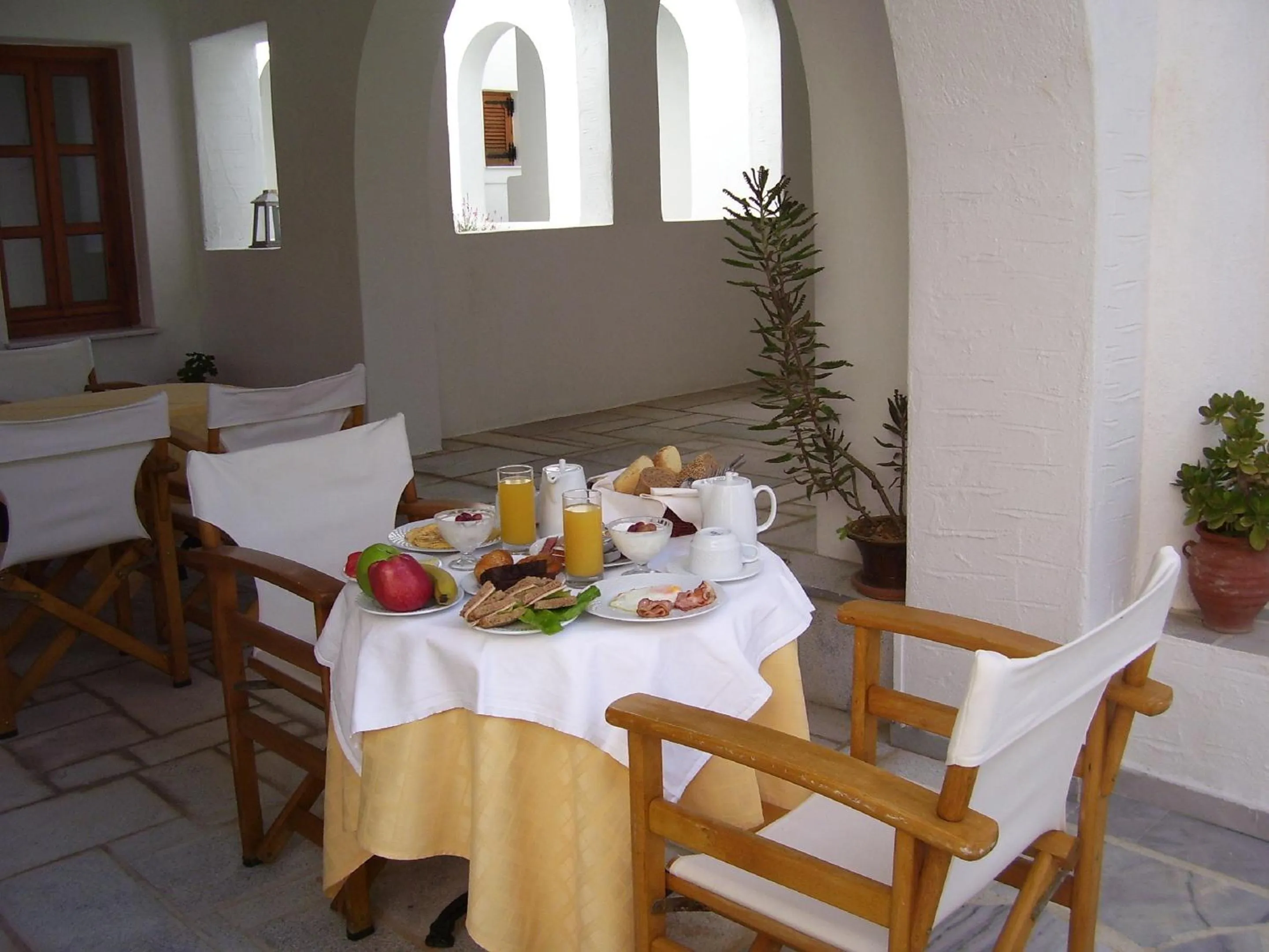 Breakfast in Roussos Beach Hotel
