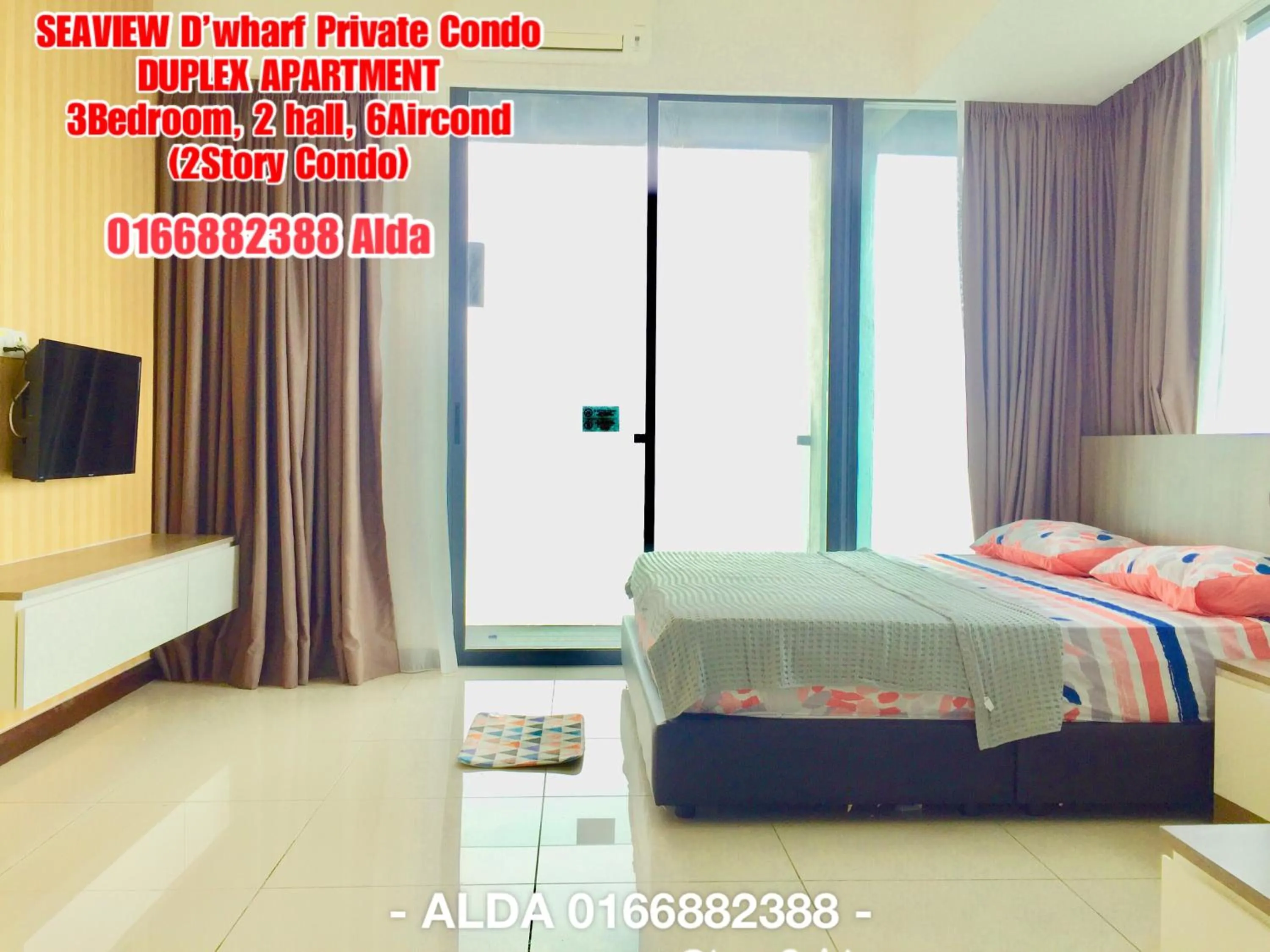 Bed in D Wharf Port Dickson Private Condo Waterfront