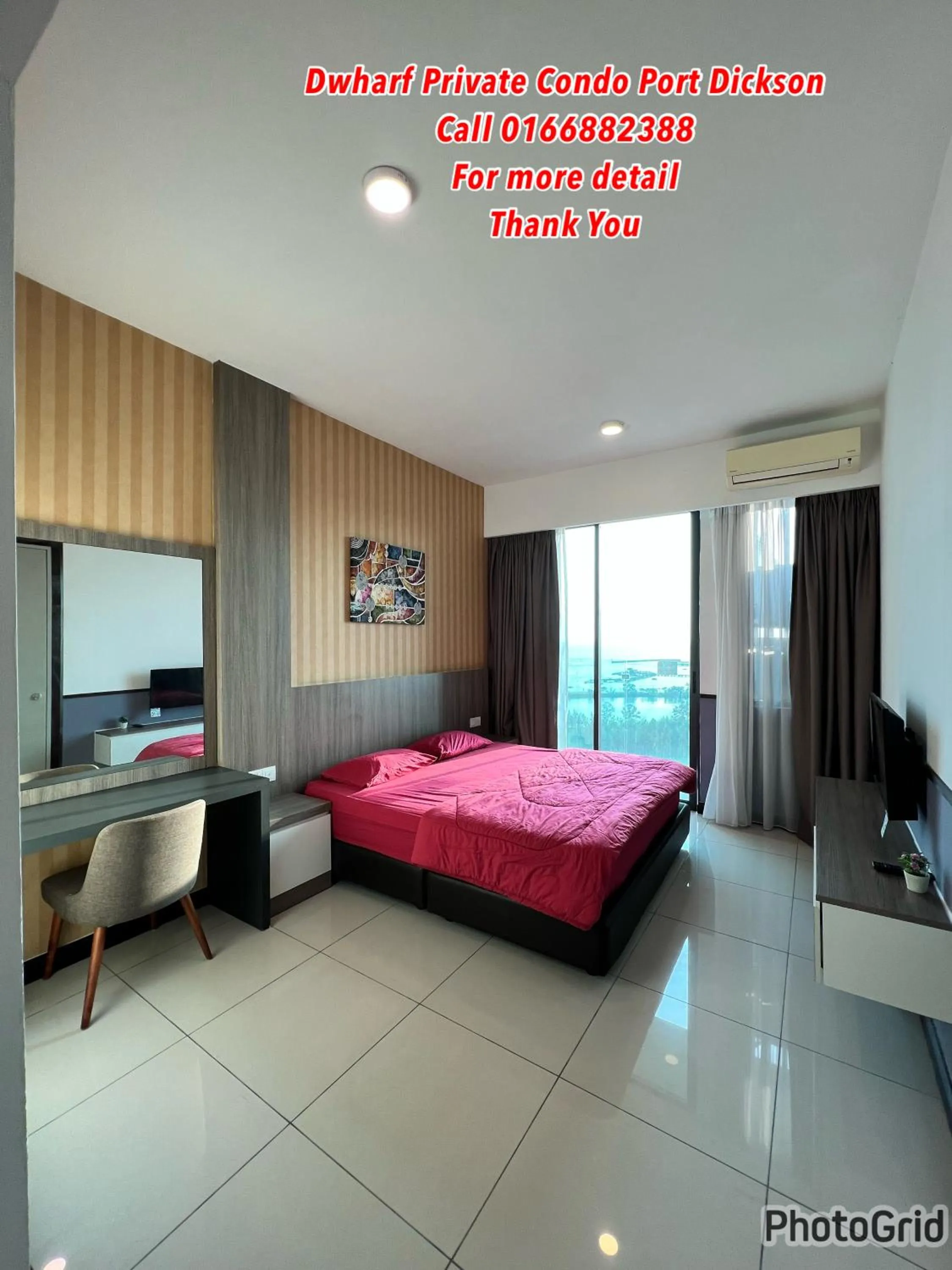 Bed in D Wharf Port Dickson Private Condo Waterfront