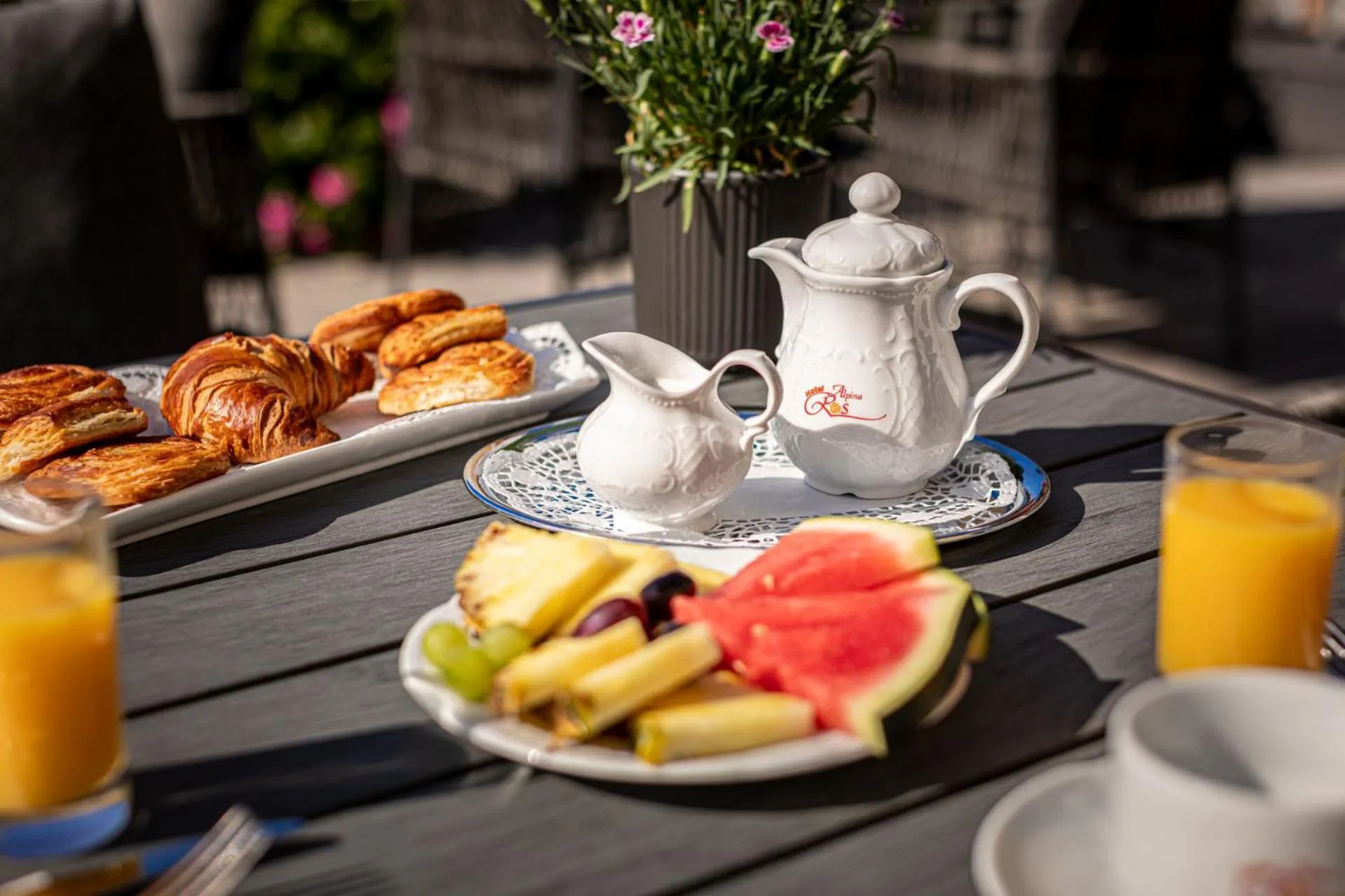Balcony/Terrace in Hotel AlpinaRos