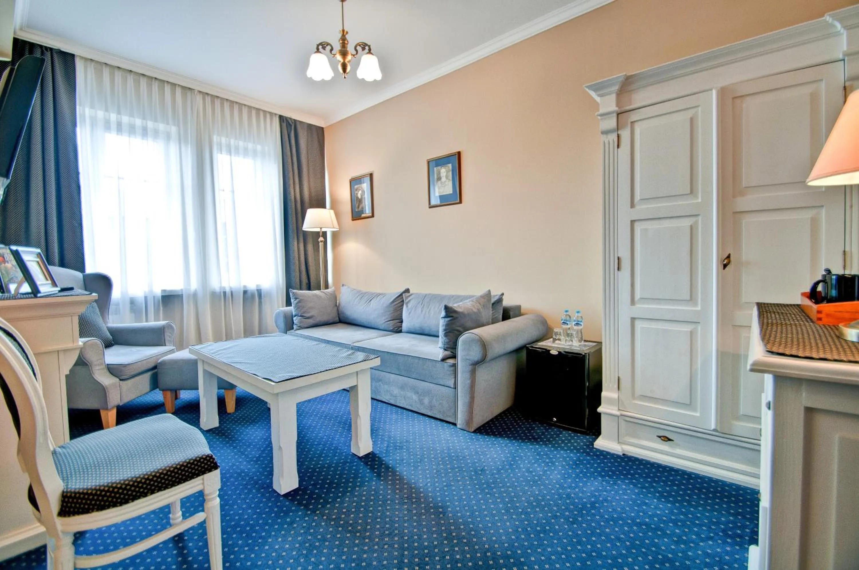 Living room in Willa Roztoka