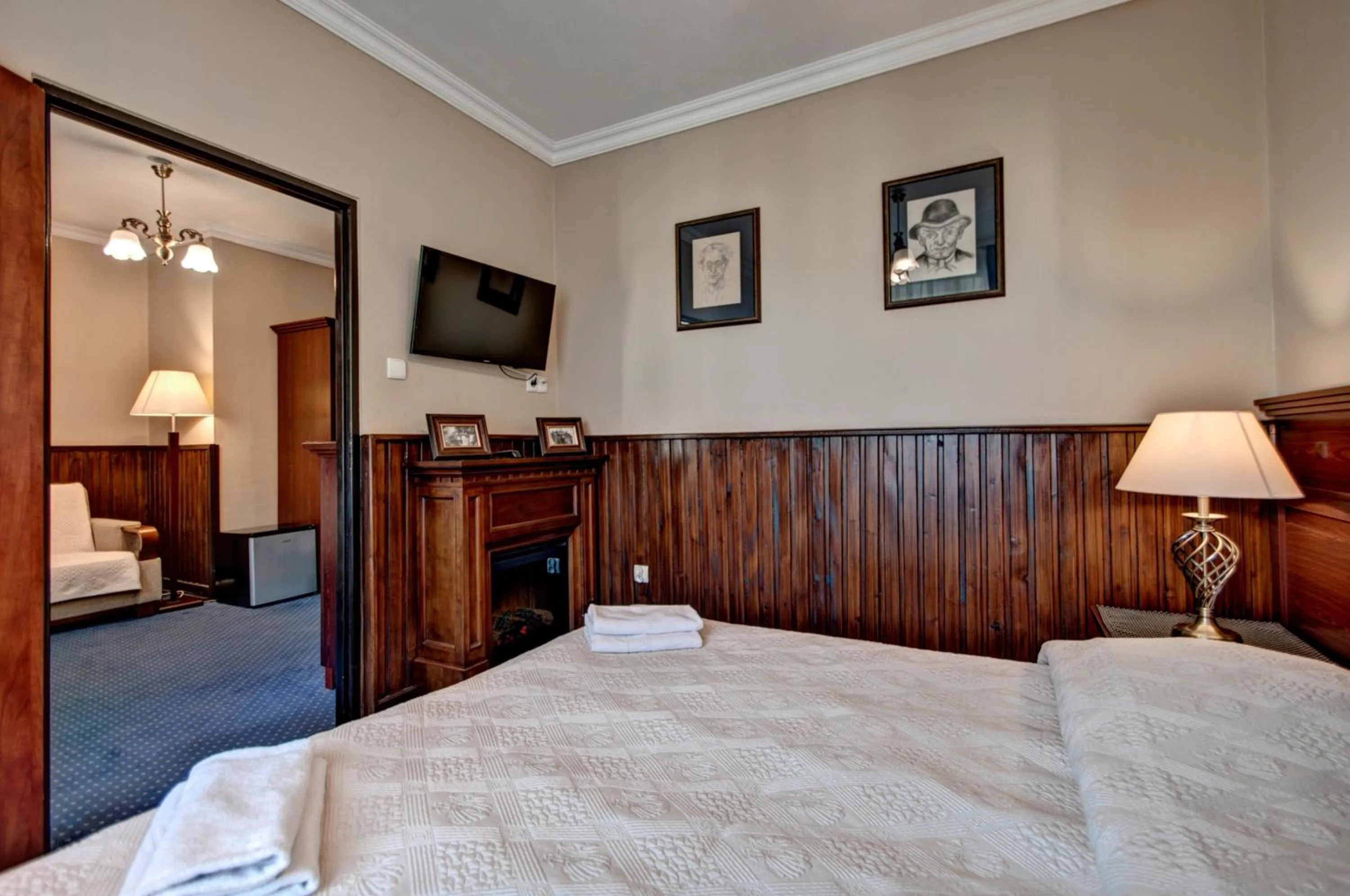 Photo of the whole room, Bed in Willa Roztoka