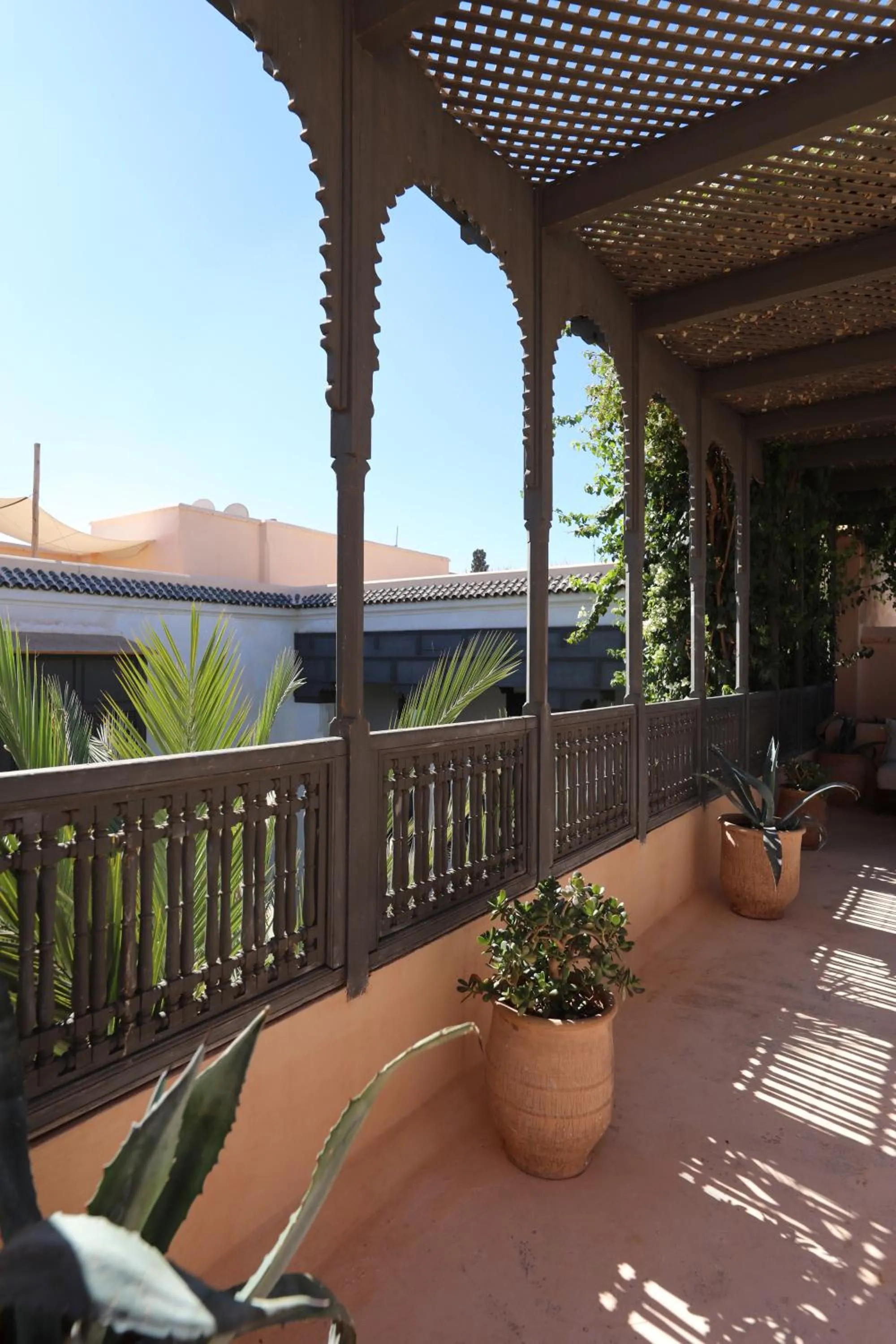 Balcony/Terrace in Riad Zaouia 44