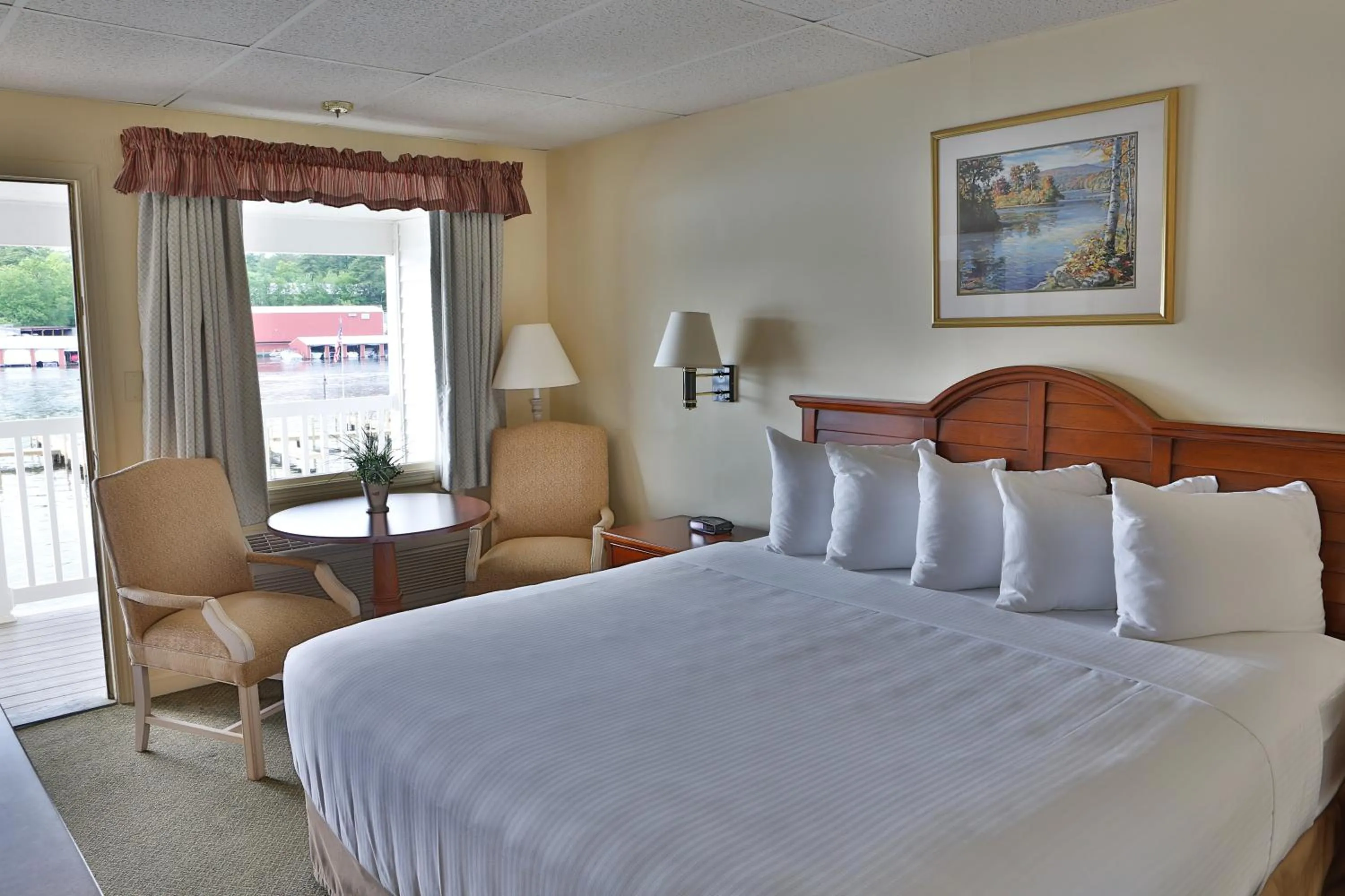 Balcony/Terrace, Bed in NASWA Resort