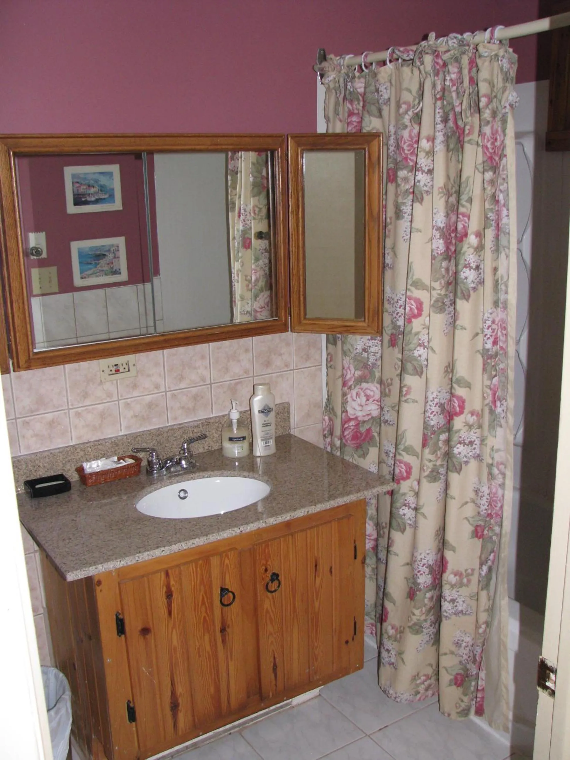 Shower in Motel Le Charentais