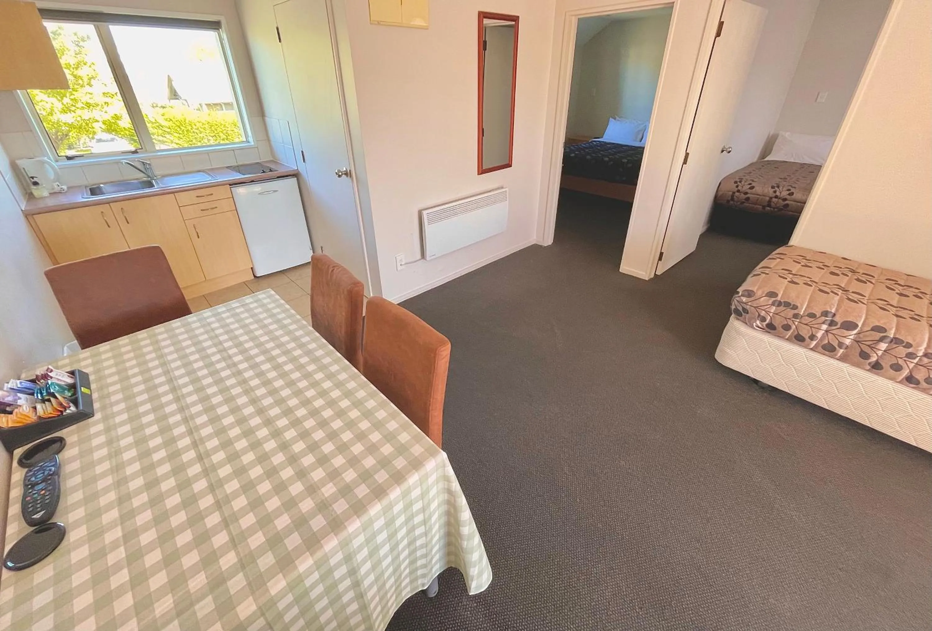 Bed in Amalfi Motor Lodge