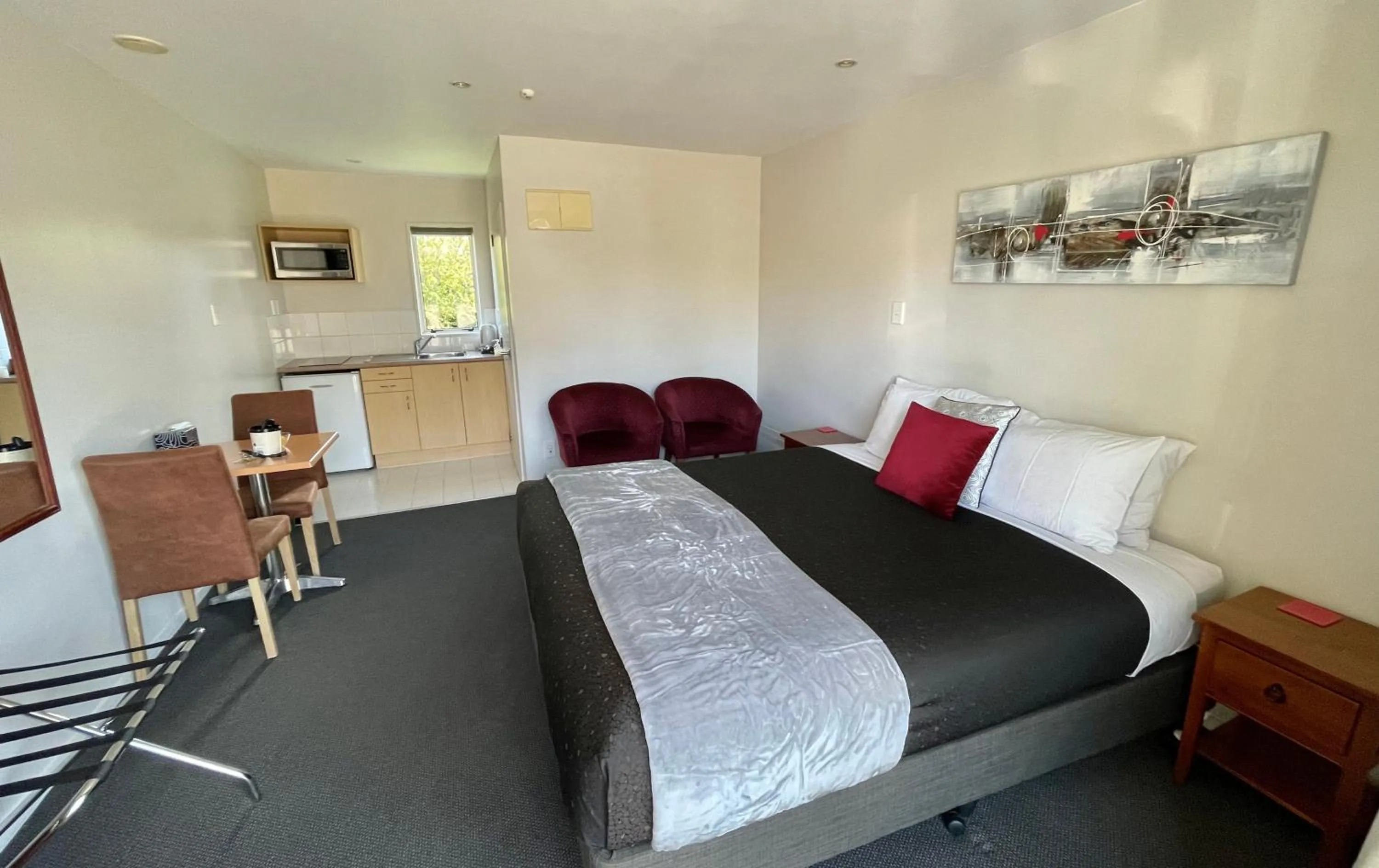 Bed in Amalfi Motor Lodge