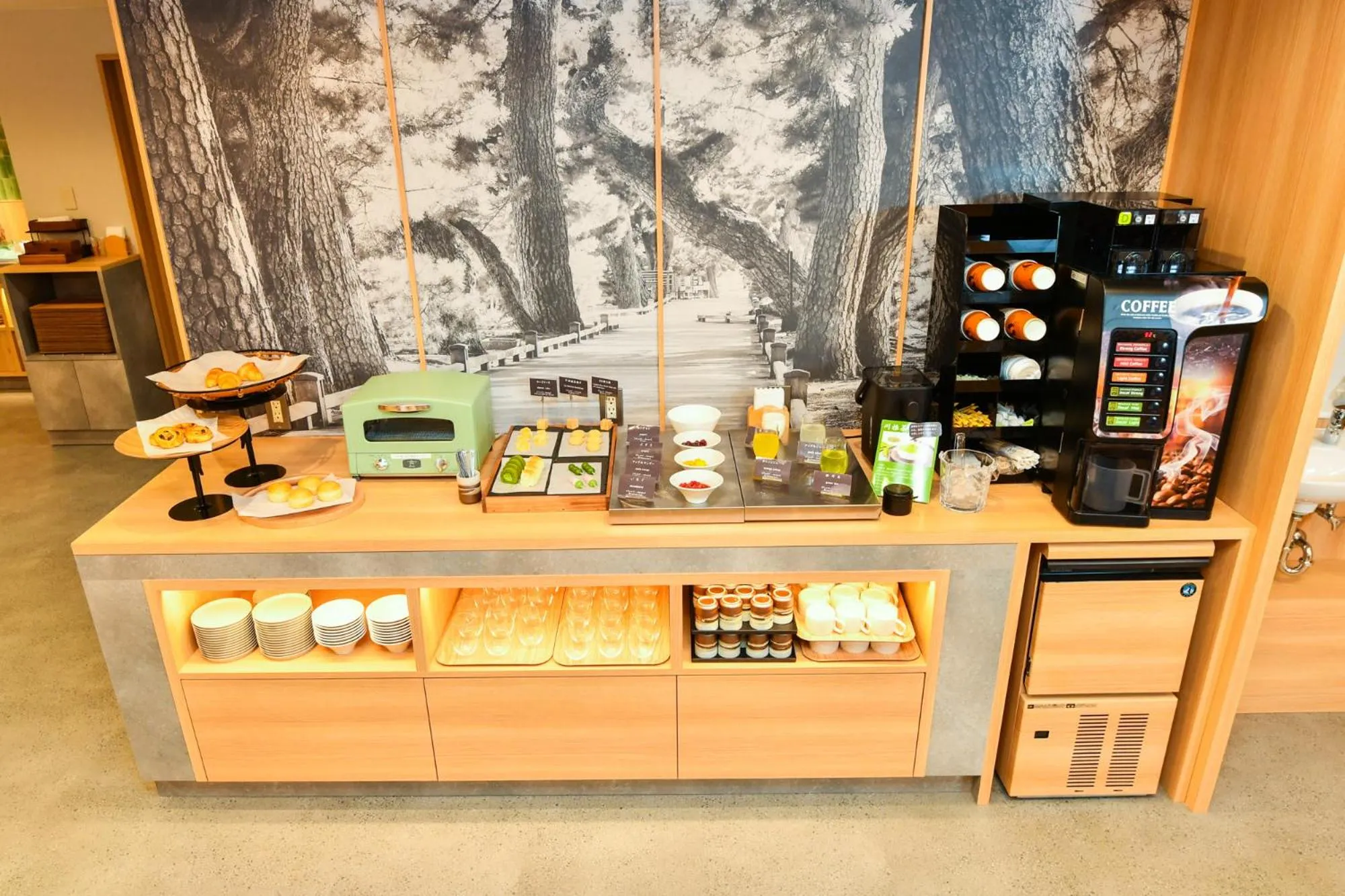 Buffet breakfast in Sanco Inn Shizuoka Kitaguchi