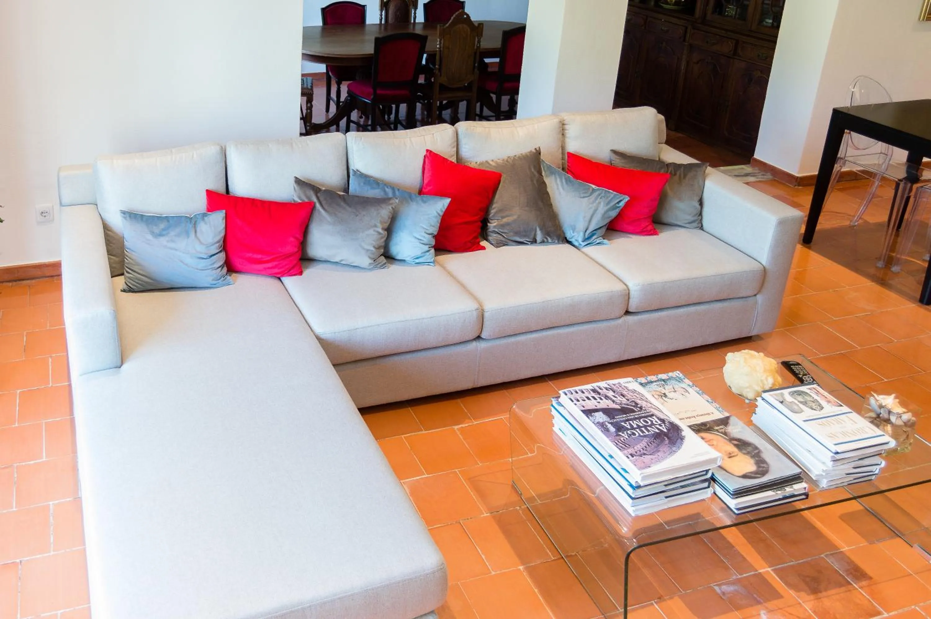 Communal lounge/ TV room in Casa Da Padeira - Turismo Rural