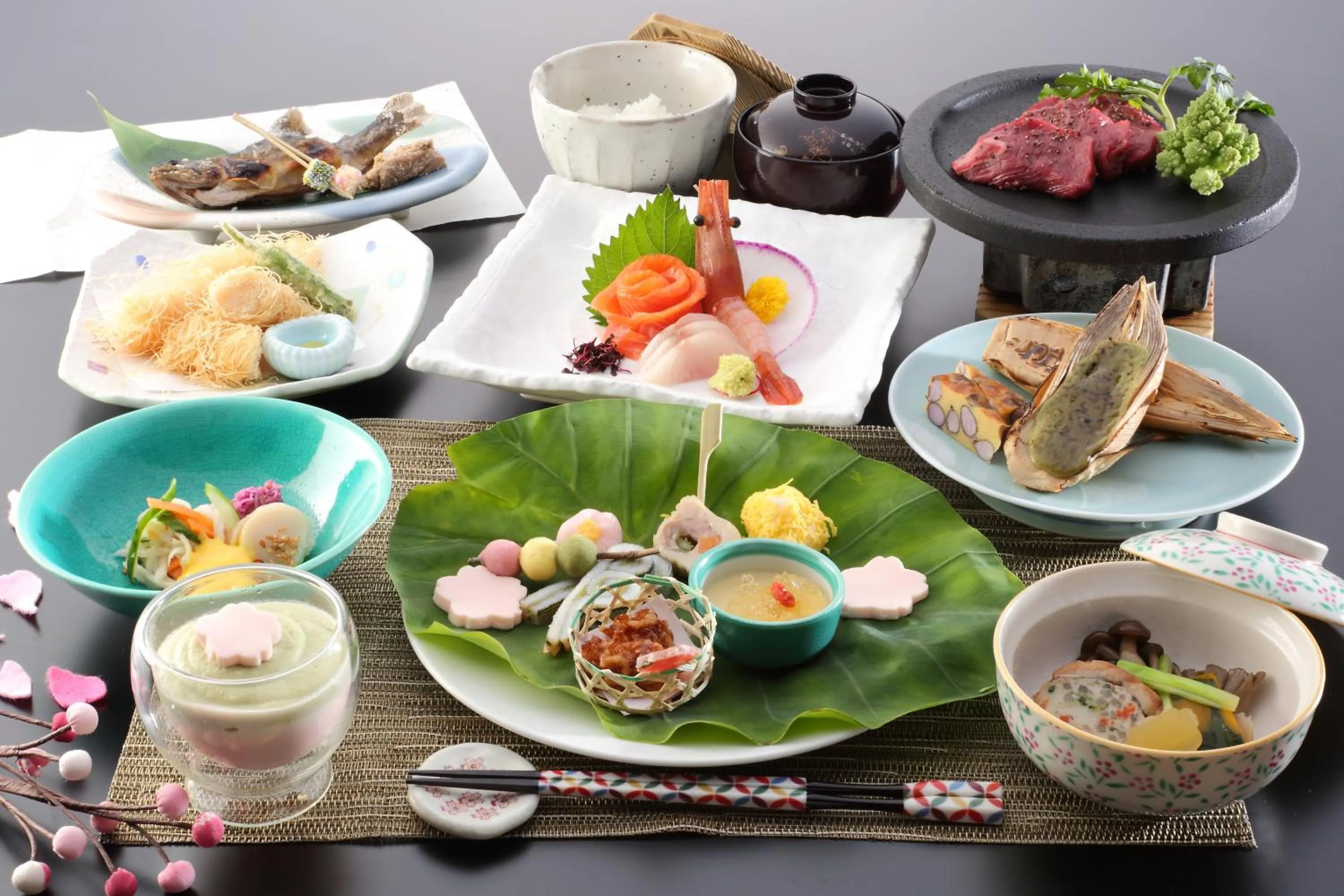 Dinner in Kinseikan Seseragi