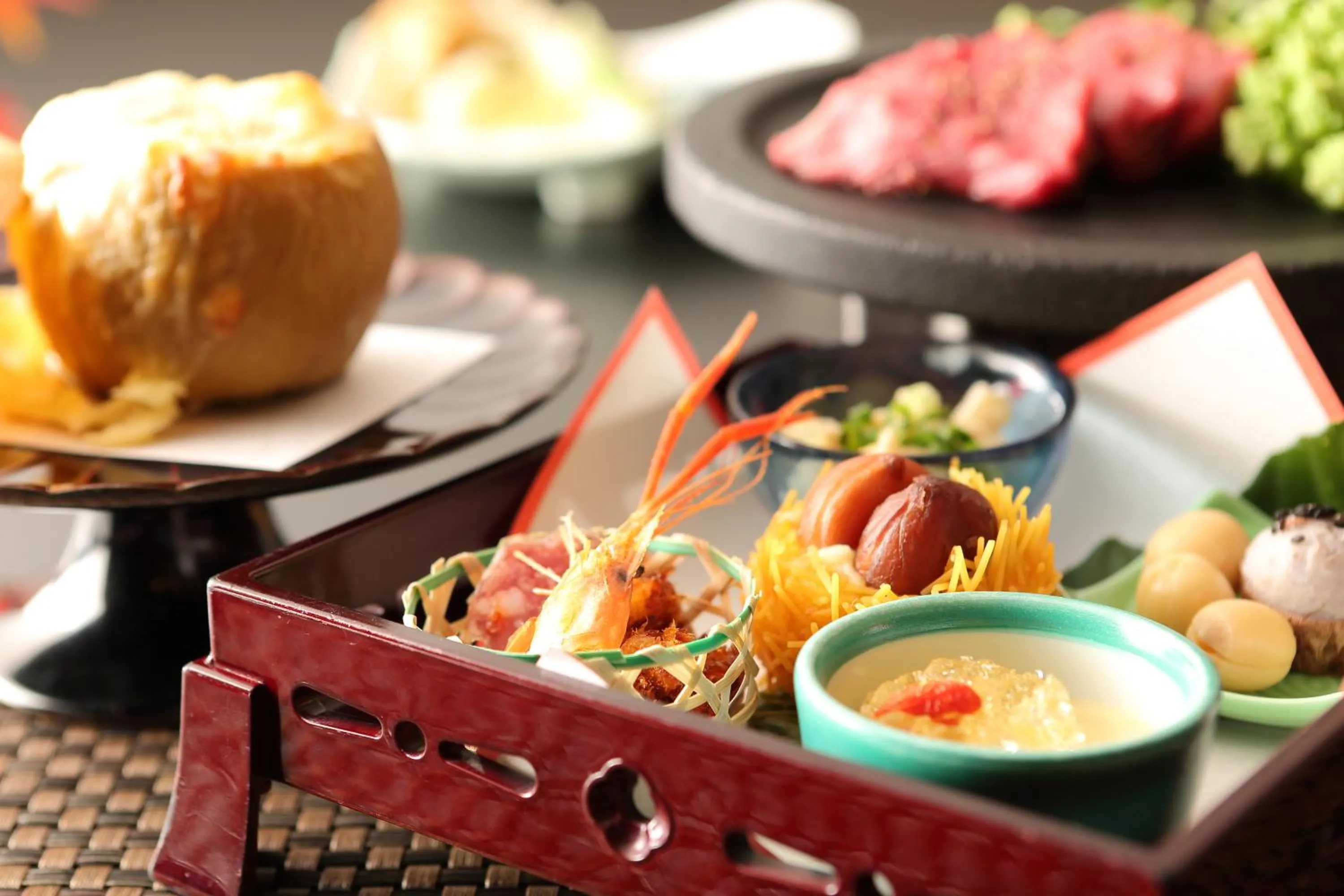 Dinner in Kinseikan Seseragi