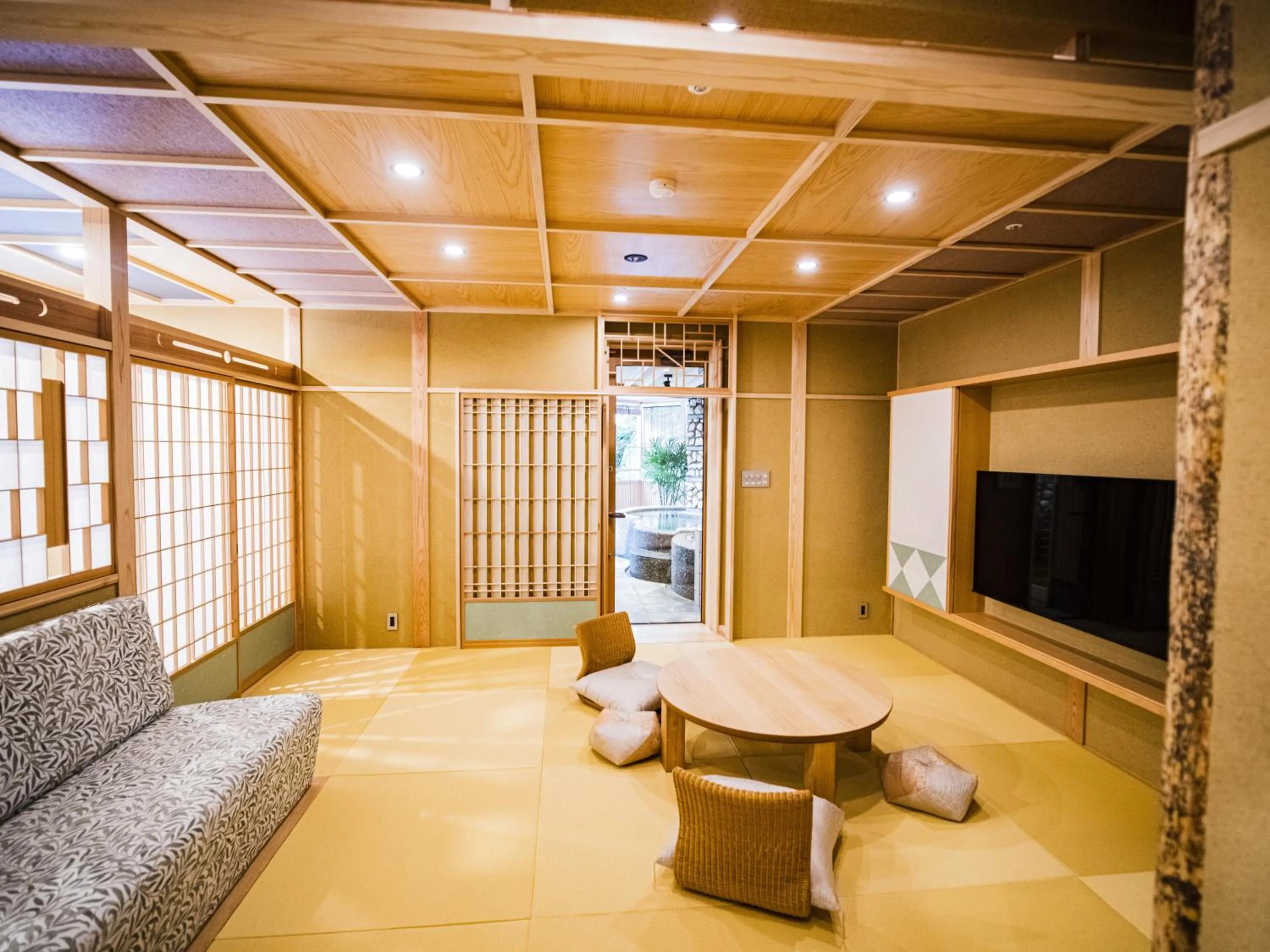 Living room in Tatsumikan