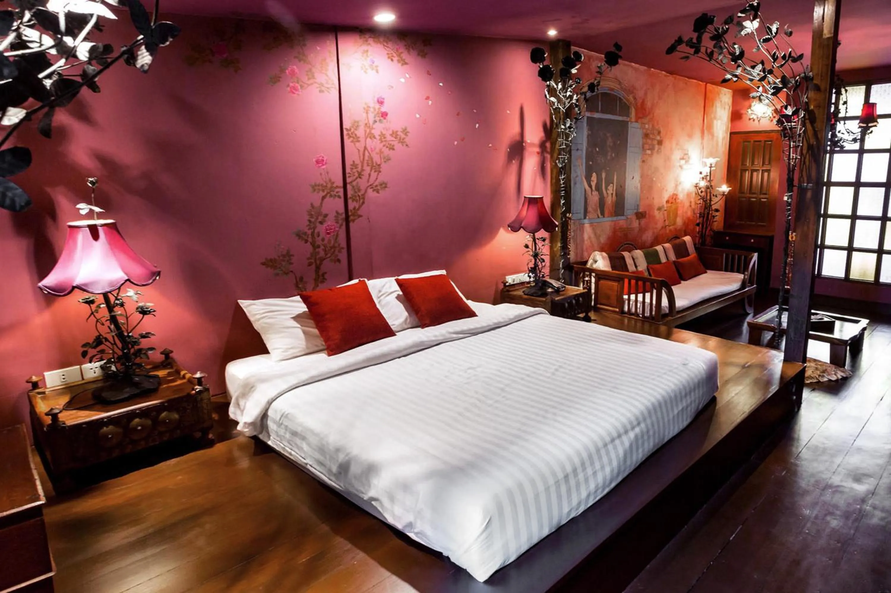 Bedroom, Bed in Old Capital Bike Inn - SHA Certified