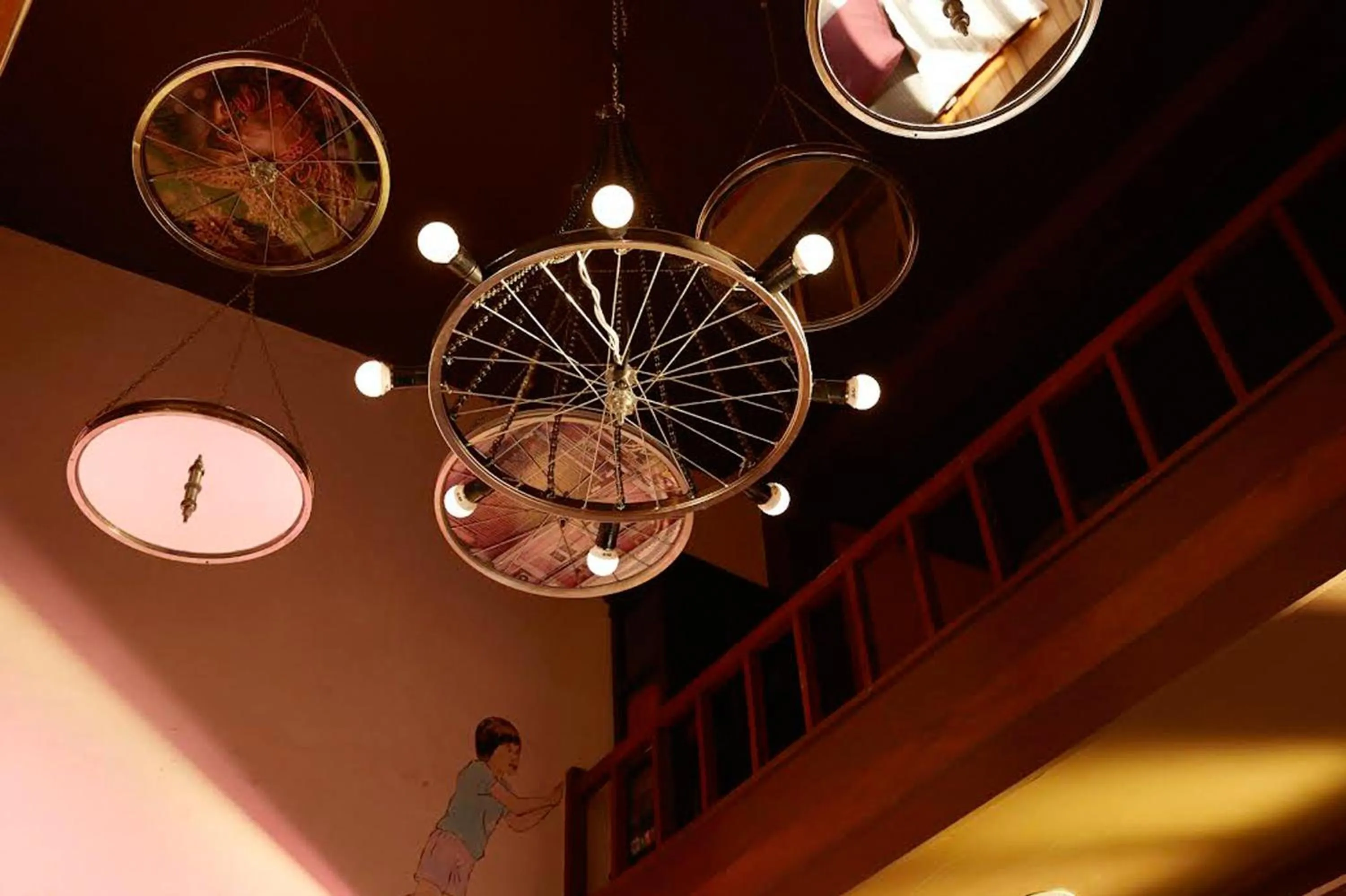 Decorative detail in Old Capital Bike Inn - SHA Certified