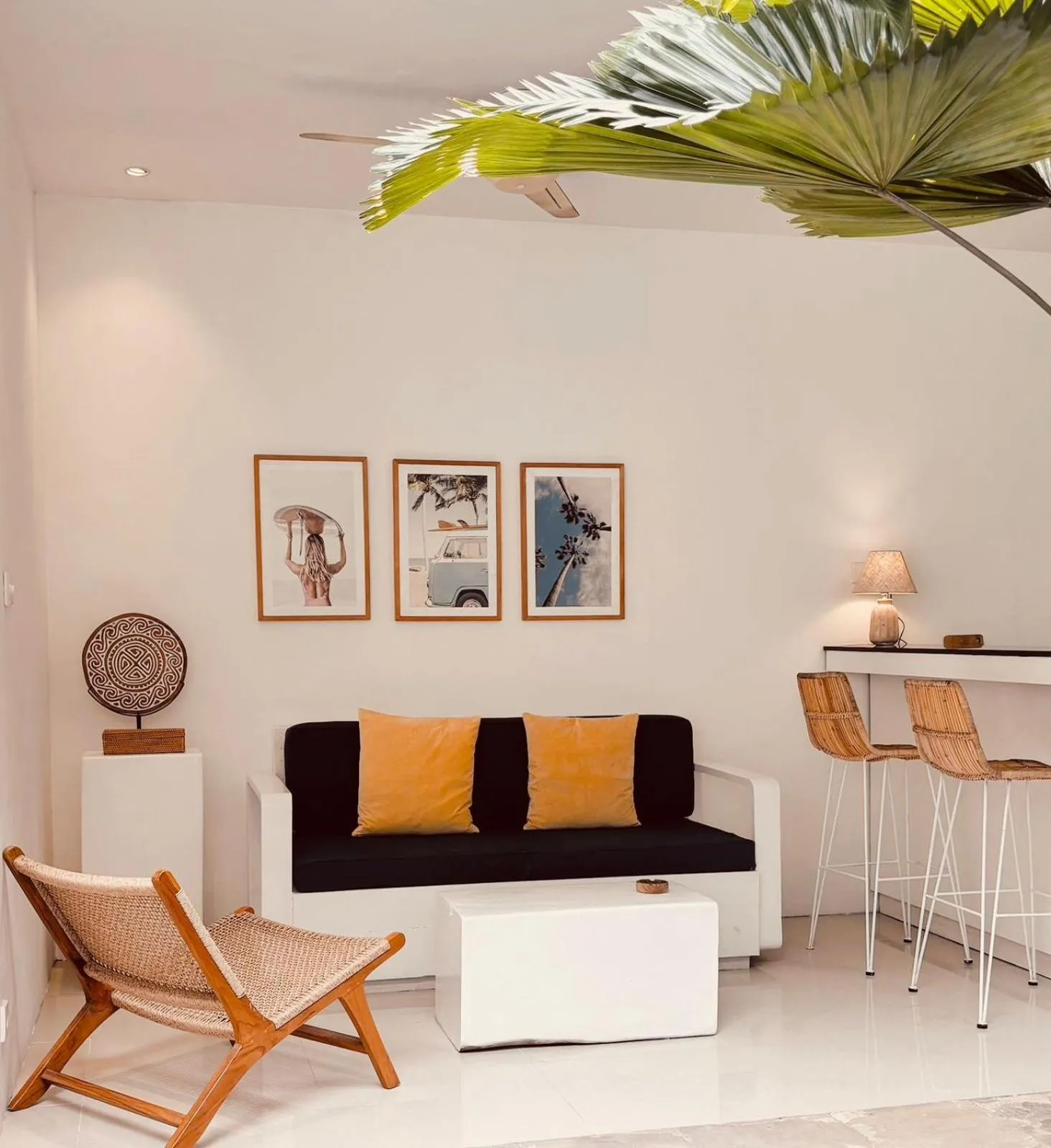 Living room in La Belle Villa