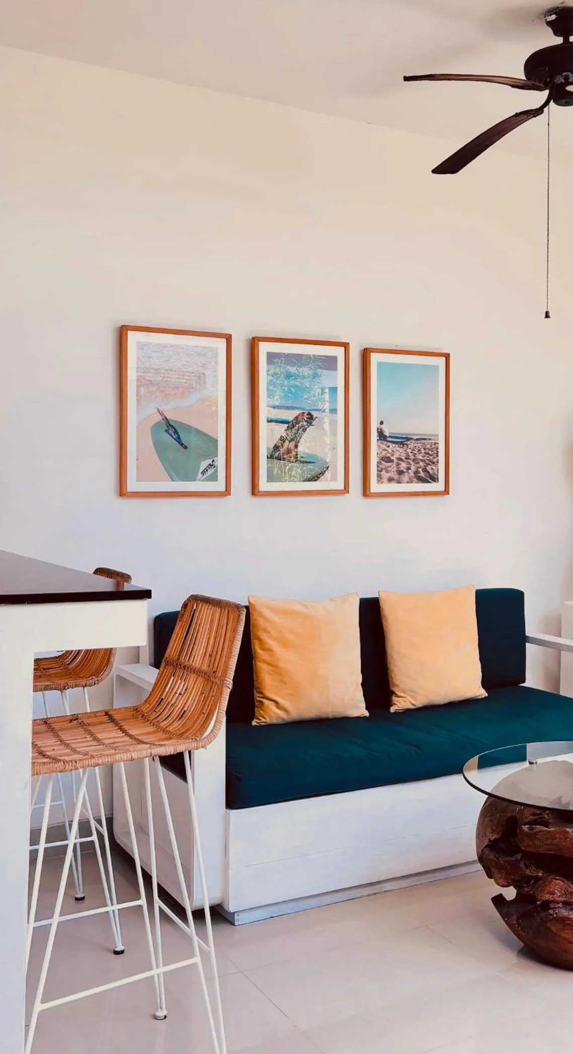 Living room in La Belle Villa