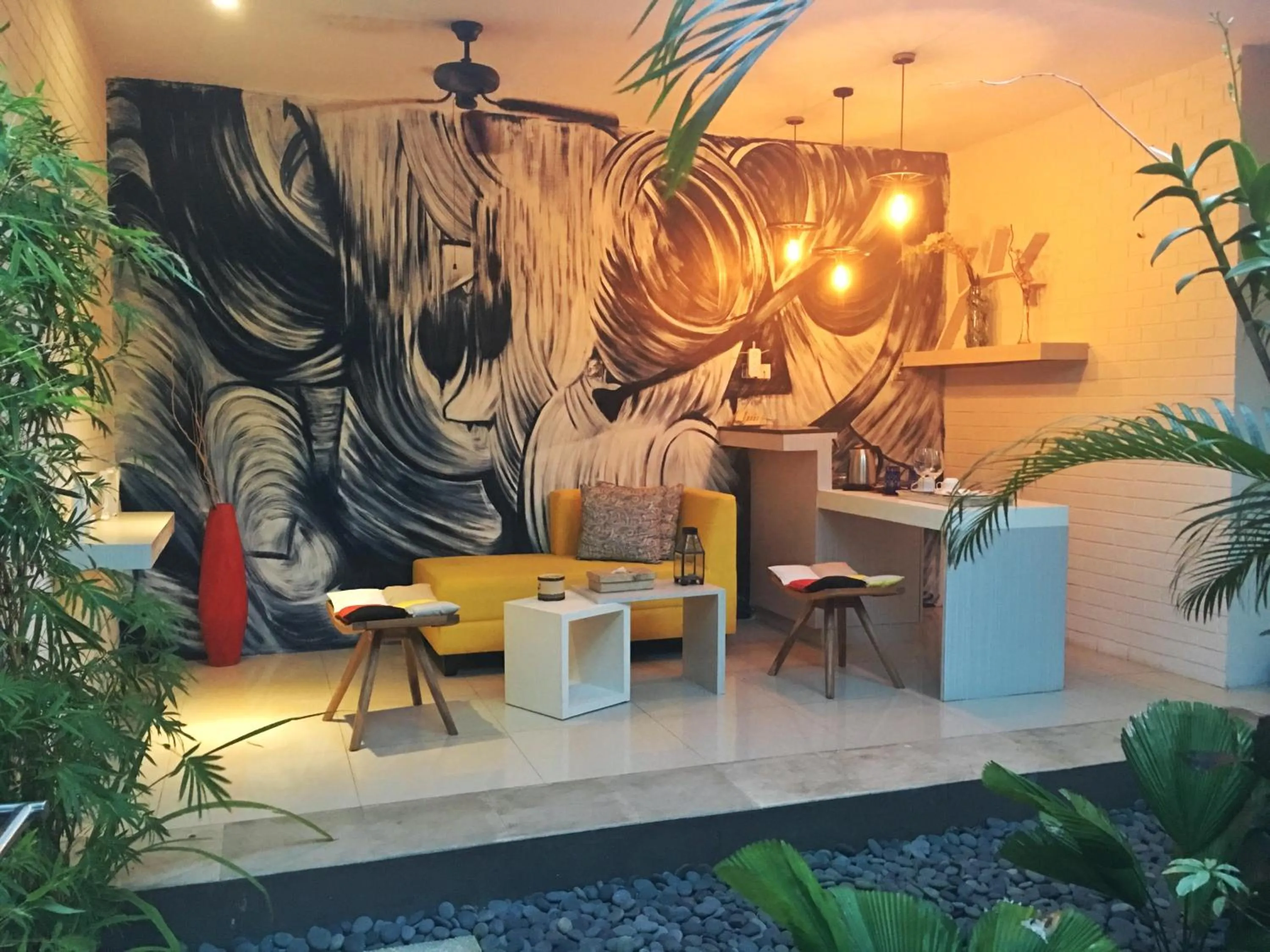 Living room in La Belle Villa