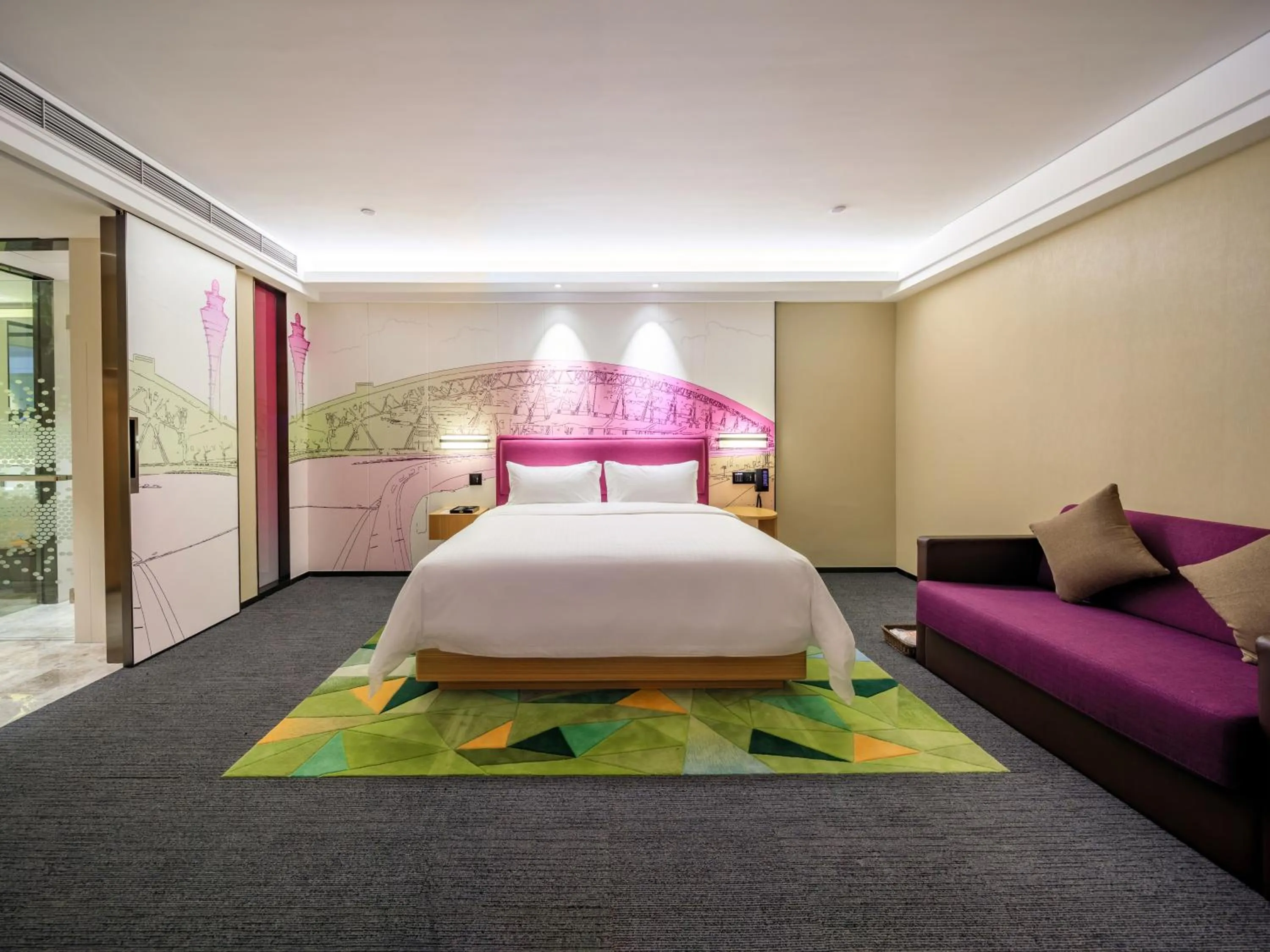 Bed in Hampton by Hilton Guangzhou Baiyun Airport North